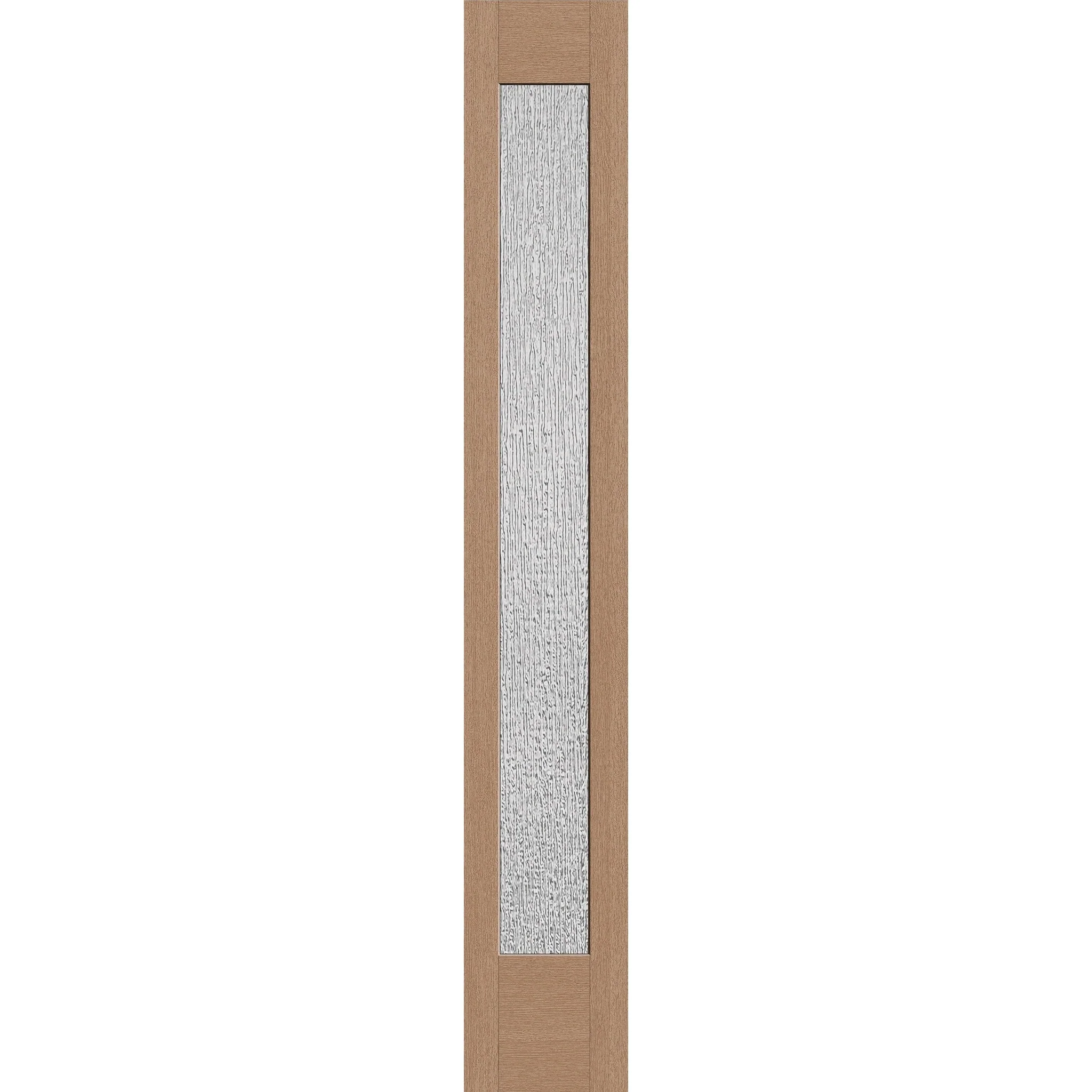 Rain Flush Glazed Fiberglass Sidelite Panel - Full Lite (12" x 80")