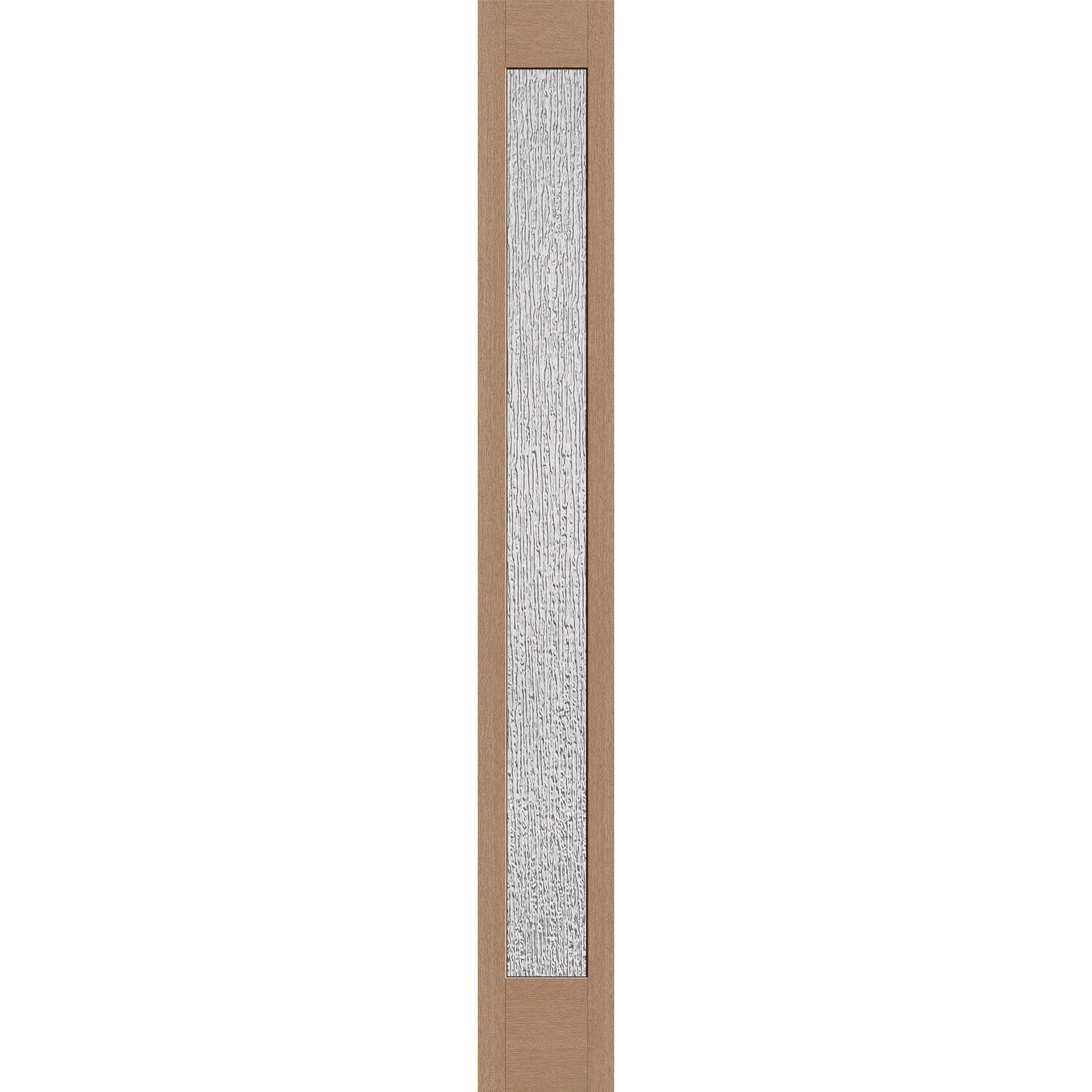 Rain Flush Glazed Fiberglass Sidelite Panel - Full Lite (12" x 96")