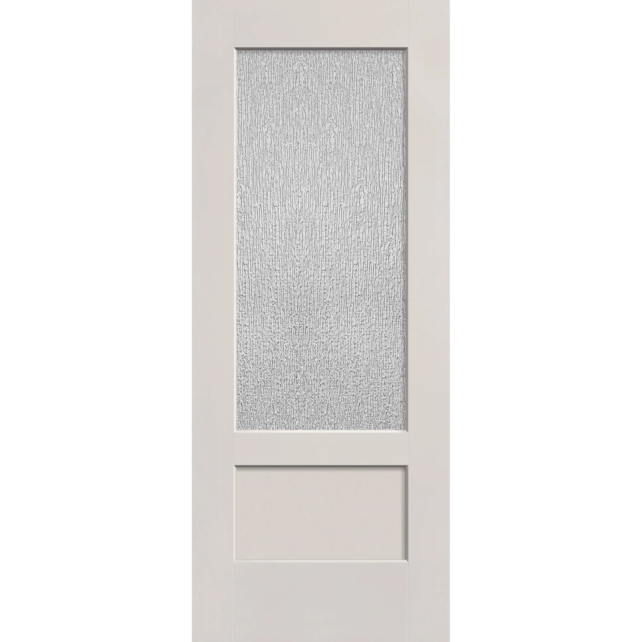 Rain Flush Glazed Hurricane-Rated Fiberglass Entry Door - 3/4 Lite Shaker (32" x 80")