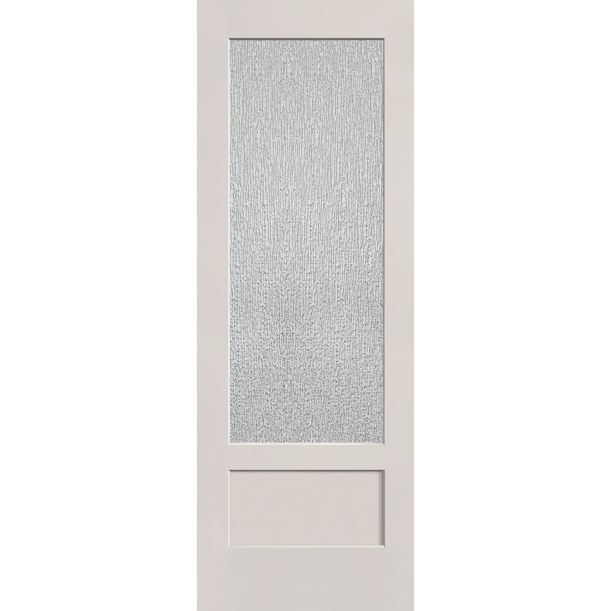Rain Flush Glazed Hurricane-Rated Fiberglass Entry Door - 3/4 Lite Shaker (34" x 96")