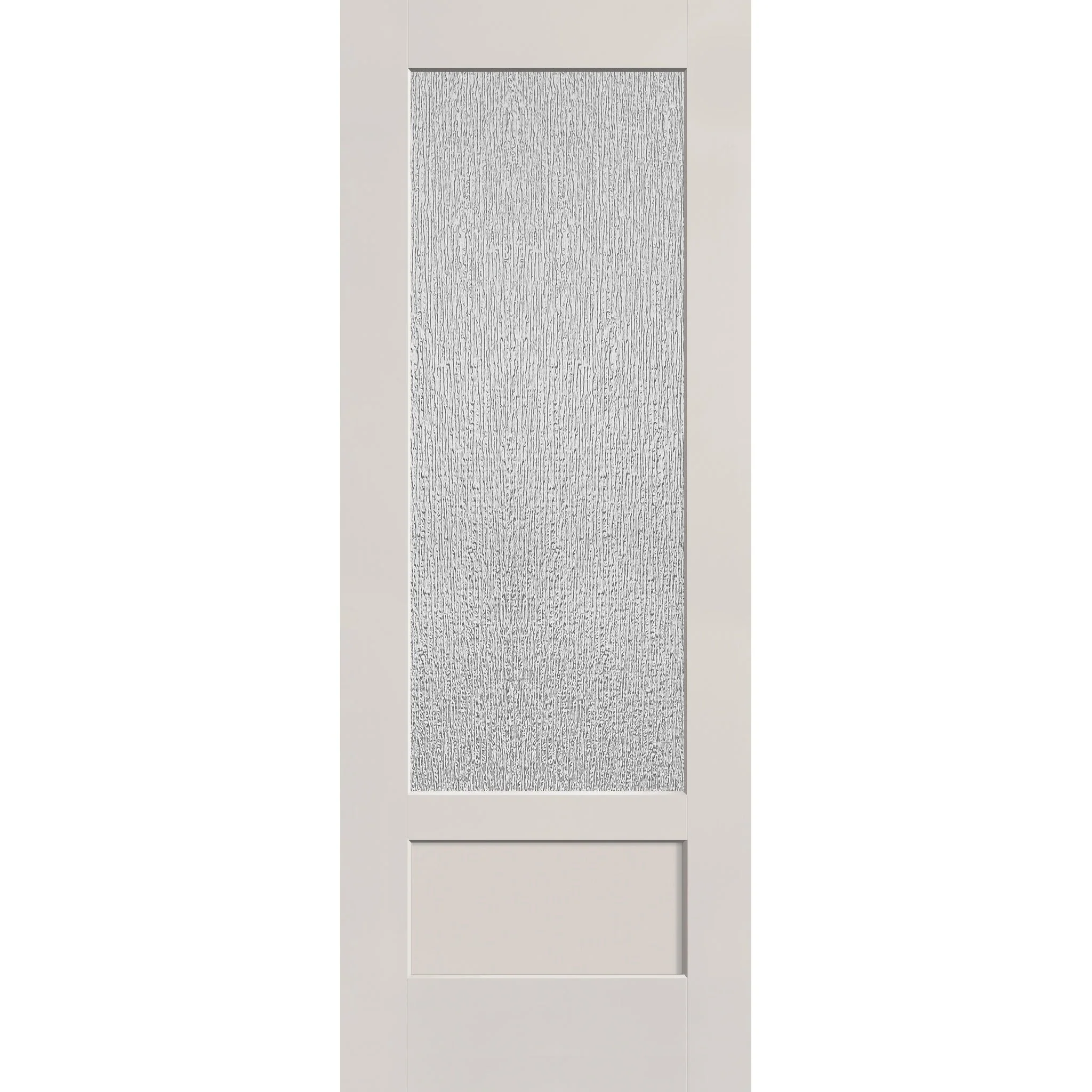 Rain Flush Glazed Hurricane-Rated Fiberglass Entry Door - 3/4 Lite Shaker (36" x 96")