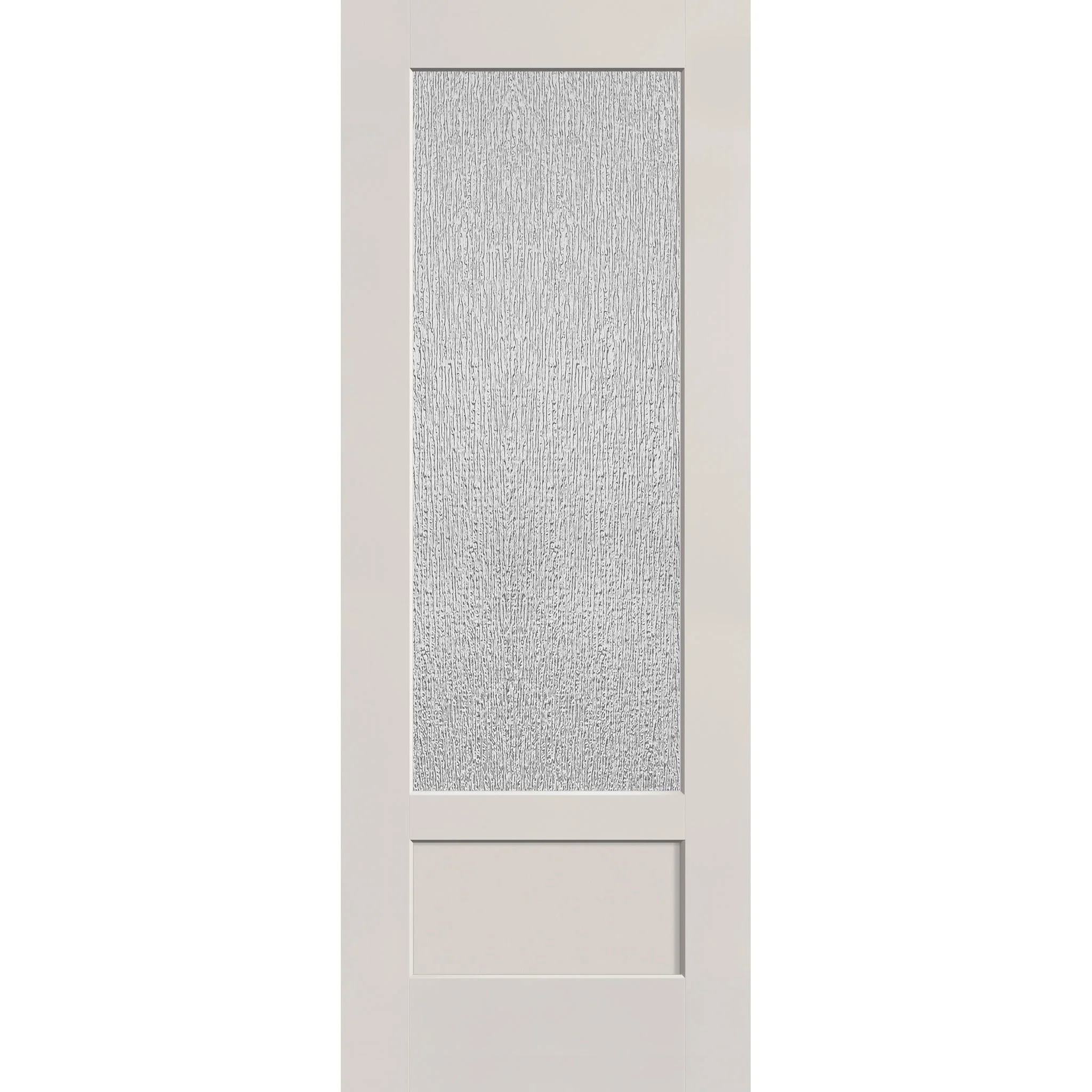 Rain Flush Glazed Hurricane-Rated Fiberglass Entry Door - 3/4 Lite Shaker (36" x 96") - Image 2