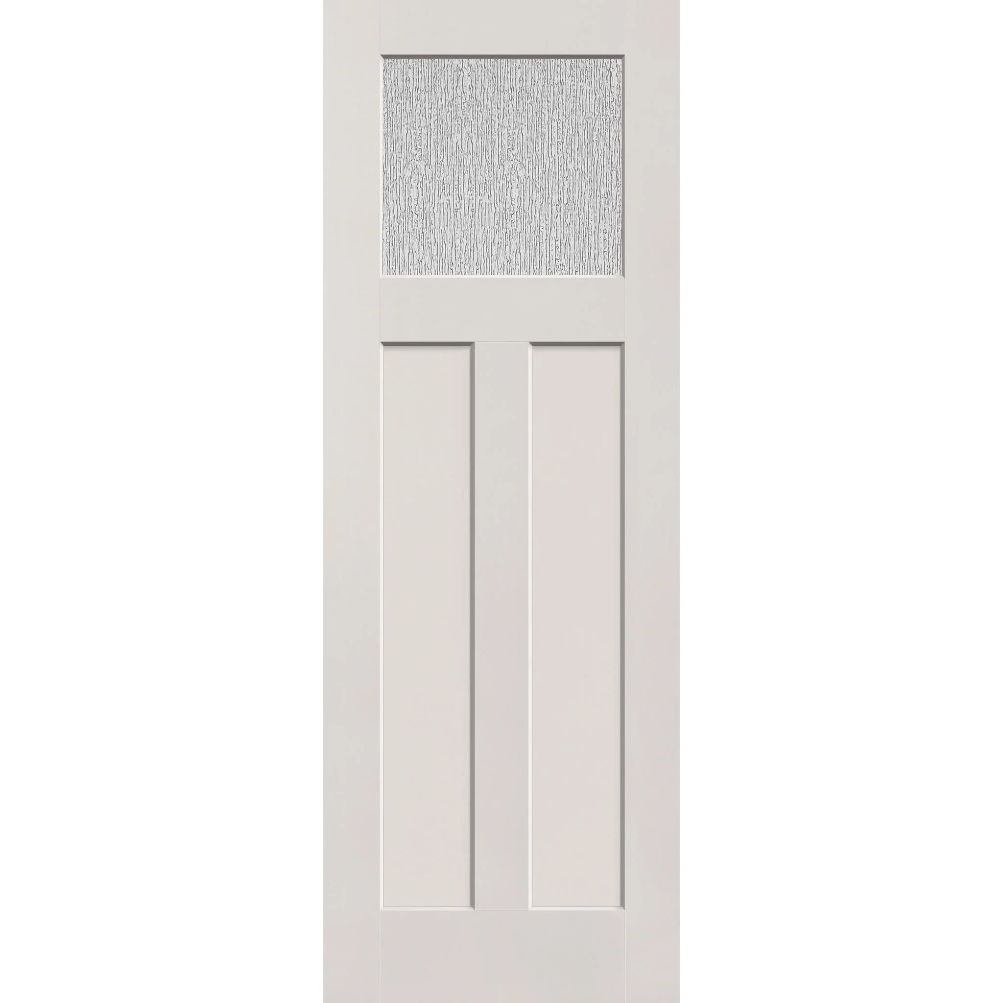 Rain Flush Glazed Hurricane-Rated Fiberglass Entry Door - Craftsman 2 Panel (34" x 96") - Image 2