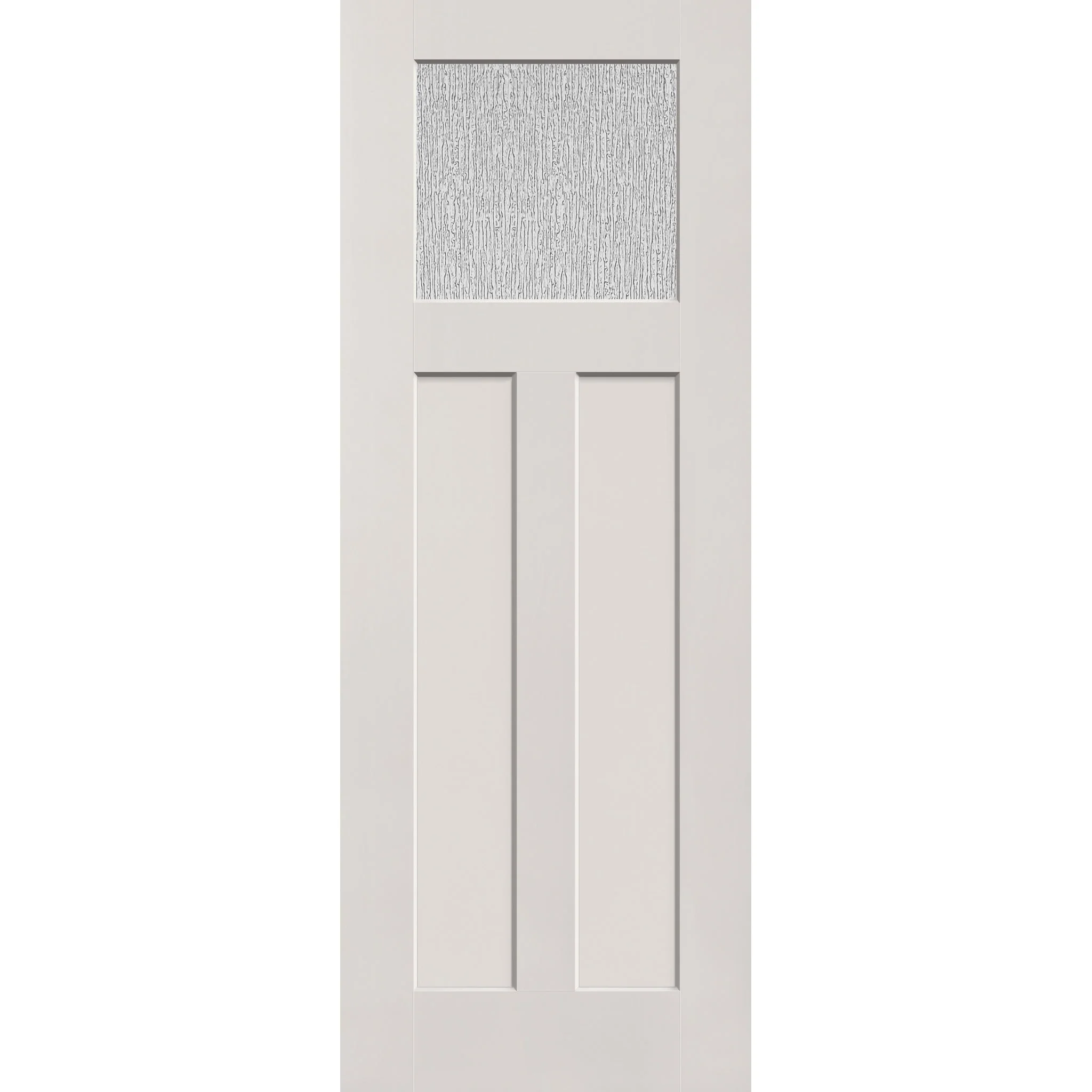 Rain Flush Glazed Hurricane-Rated Fiberglass Entry Door - Craftsman 2 Panel (36" x 96") - Image 2