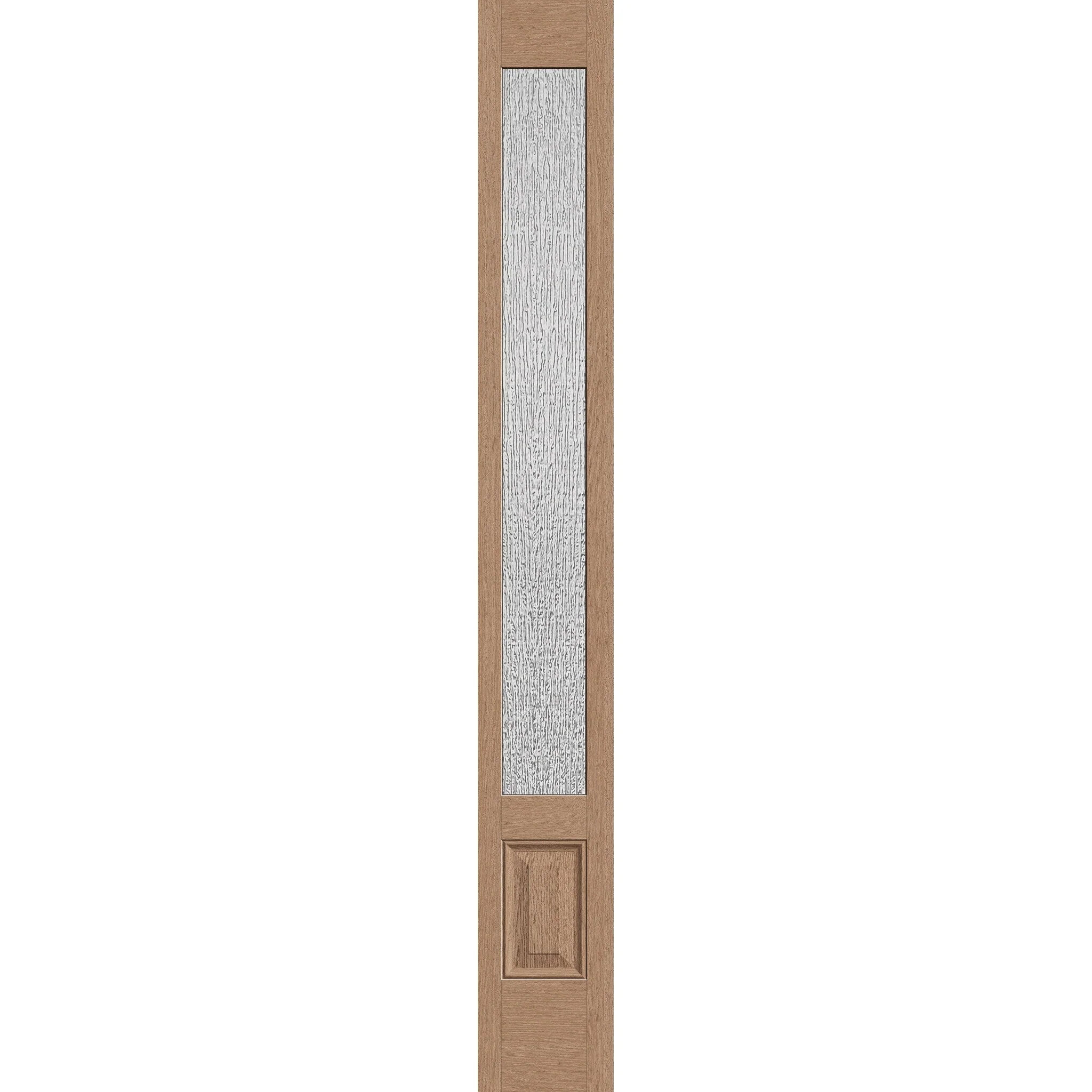 Rain Flush Glazed Hurricane-Rated Fiberglass Sidelite Panel - 3/4 Lite (12" x 96")