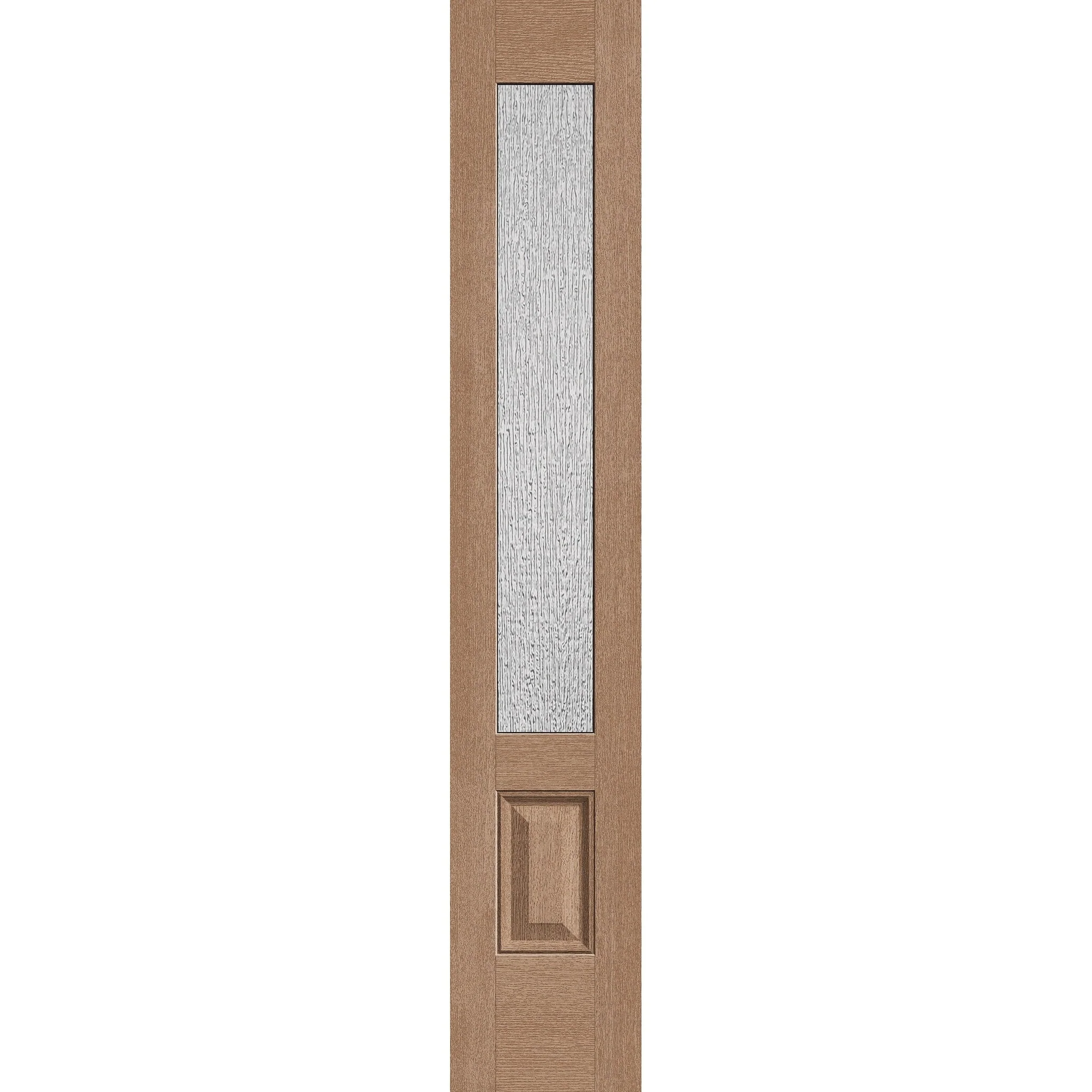 Rain Flush Glazed Hurricane-Rated Fiberglass Sidelite Panel - 3/4 Lite (14" x 80")