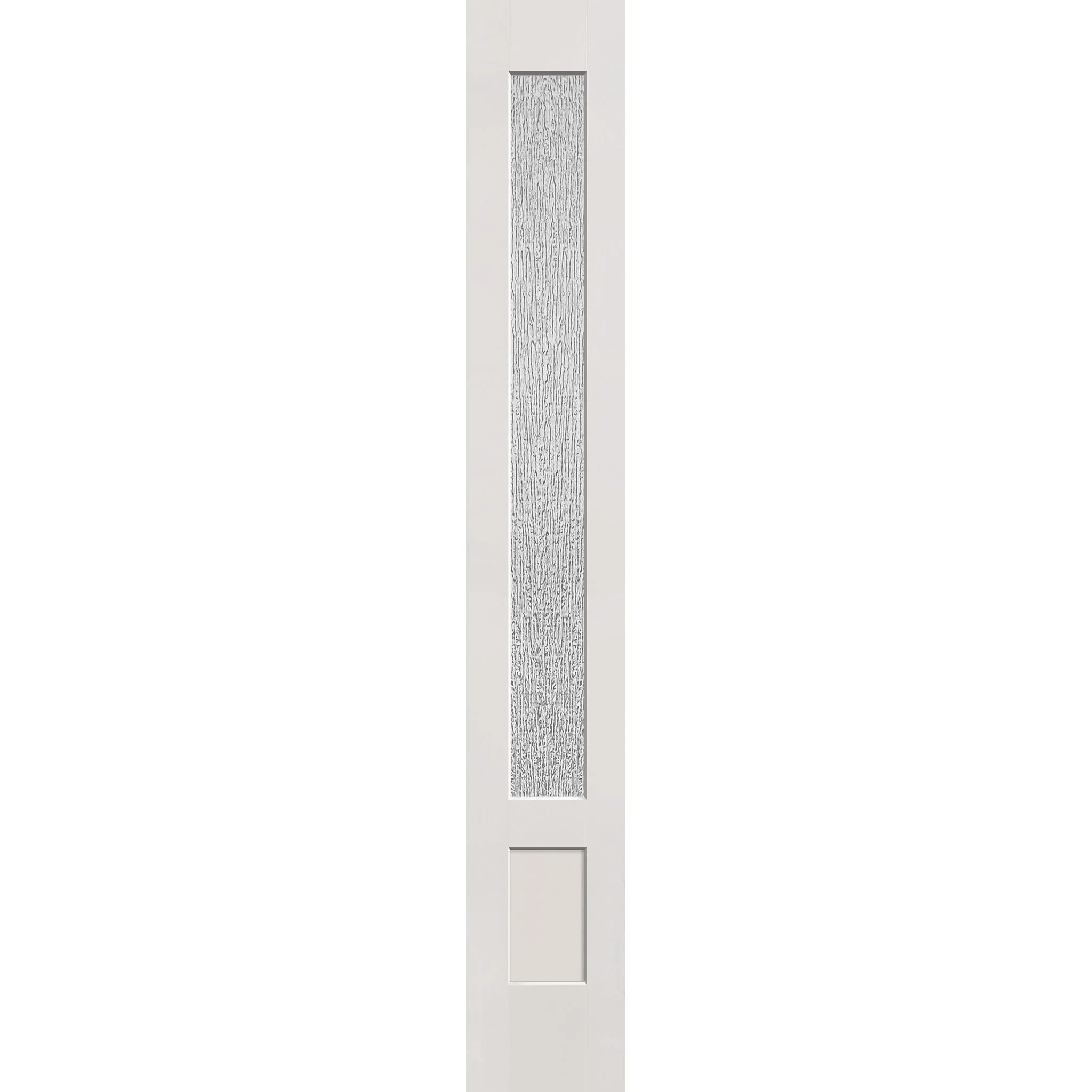 Rain Flush Glazed Hurricane-Rated Fiberglass Sidelite Panel - 3/4 Lite Shaker (14" x 96")