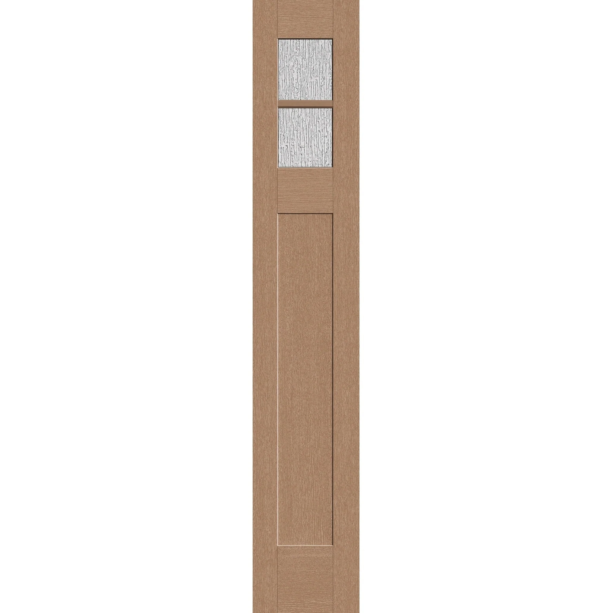 Rain Flush Glazed Hurricane-Rated Fiberglass Sidelite Panel - Craftsman (14" x 80") - Image 2