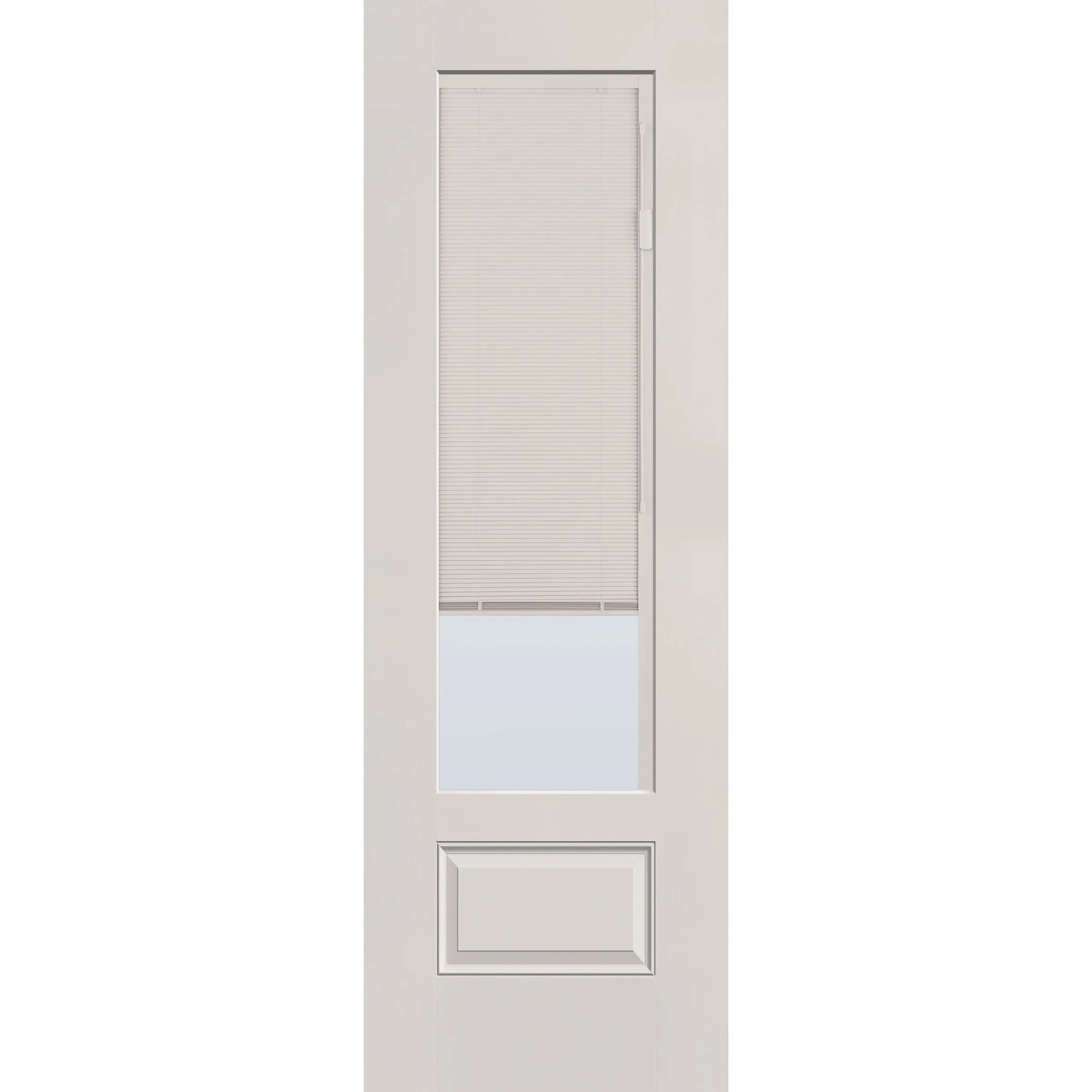 Raise & Lower Blinds Flush Glazed Fiberglass Entry Door - 3/4 Lite (32" x 96") - Image 3