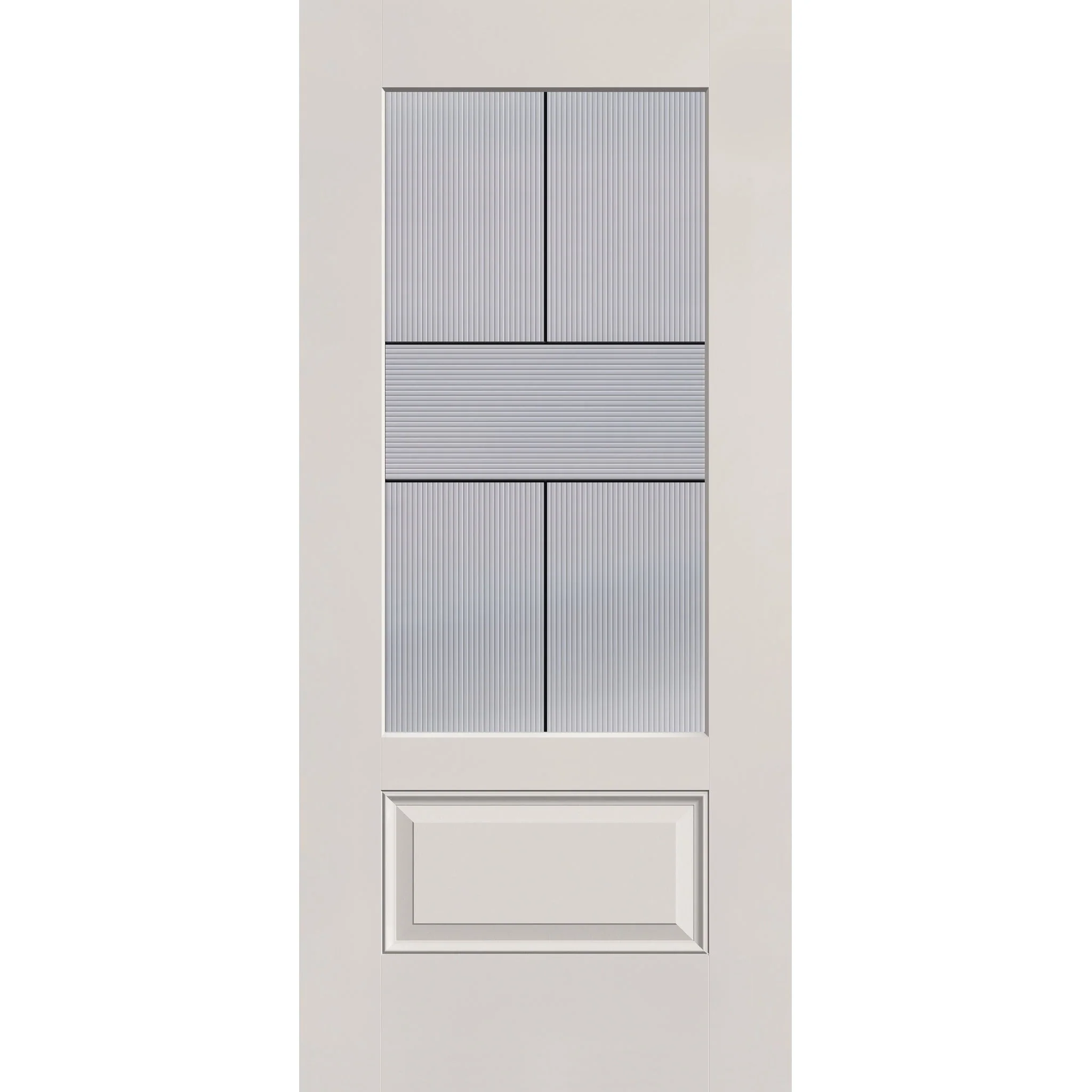 Rill Flush Glazed Fiberglass Entry Door - 3/4 Lite (36" x 80") - Image 2