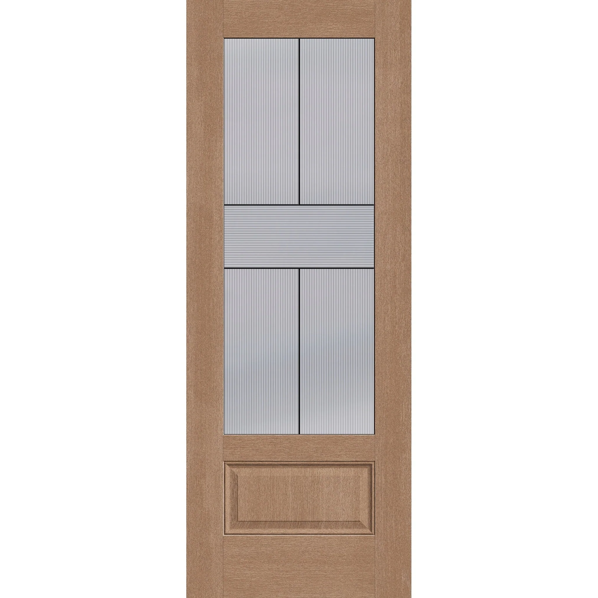Rill Flush Glazed Fiberglass Entry Door - 3/4 Lite (36" x 96")