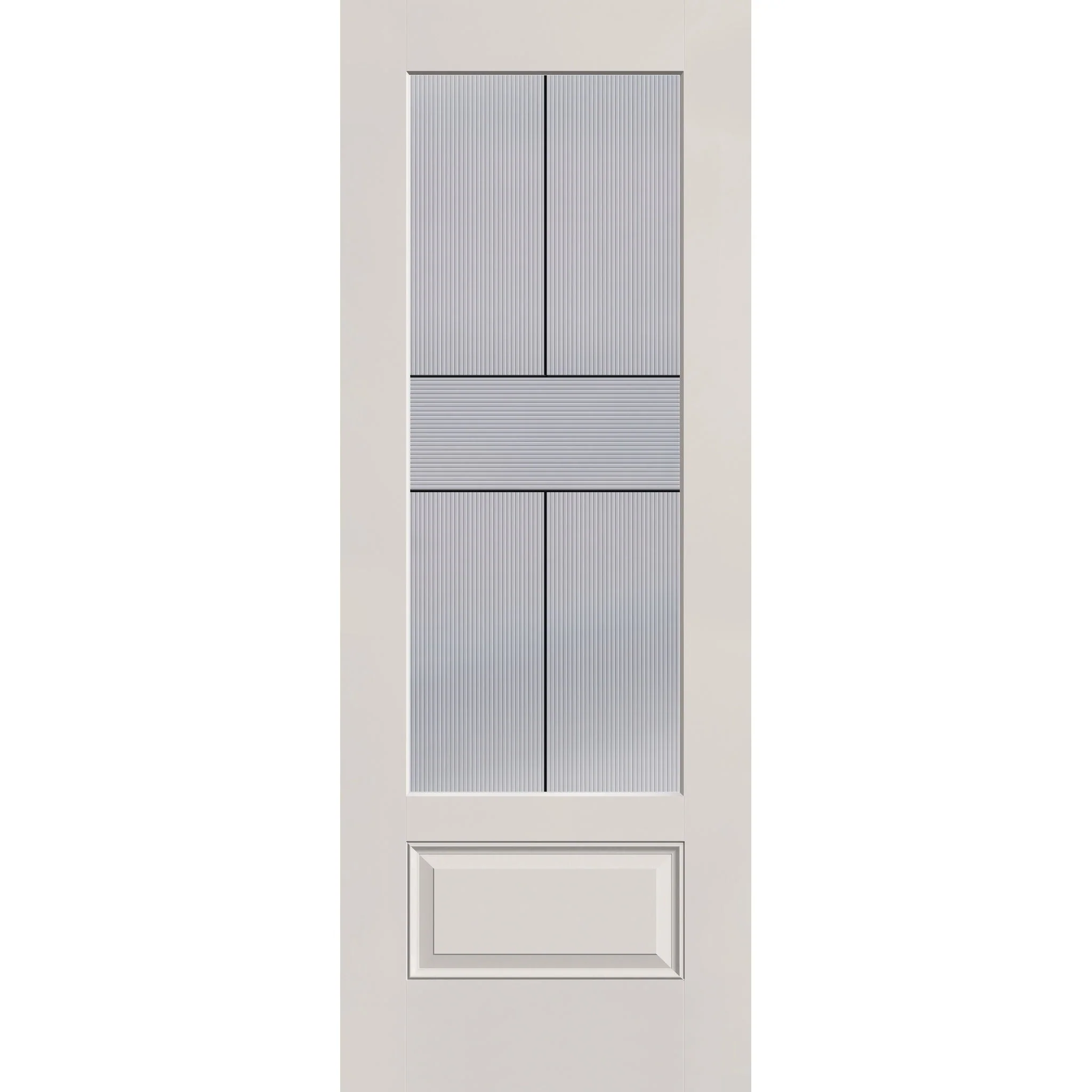 Rill Flush Glazed Fiberglass Entry Door - 3/4 Lite (36" x 96") - Image 2