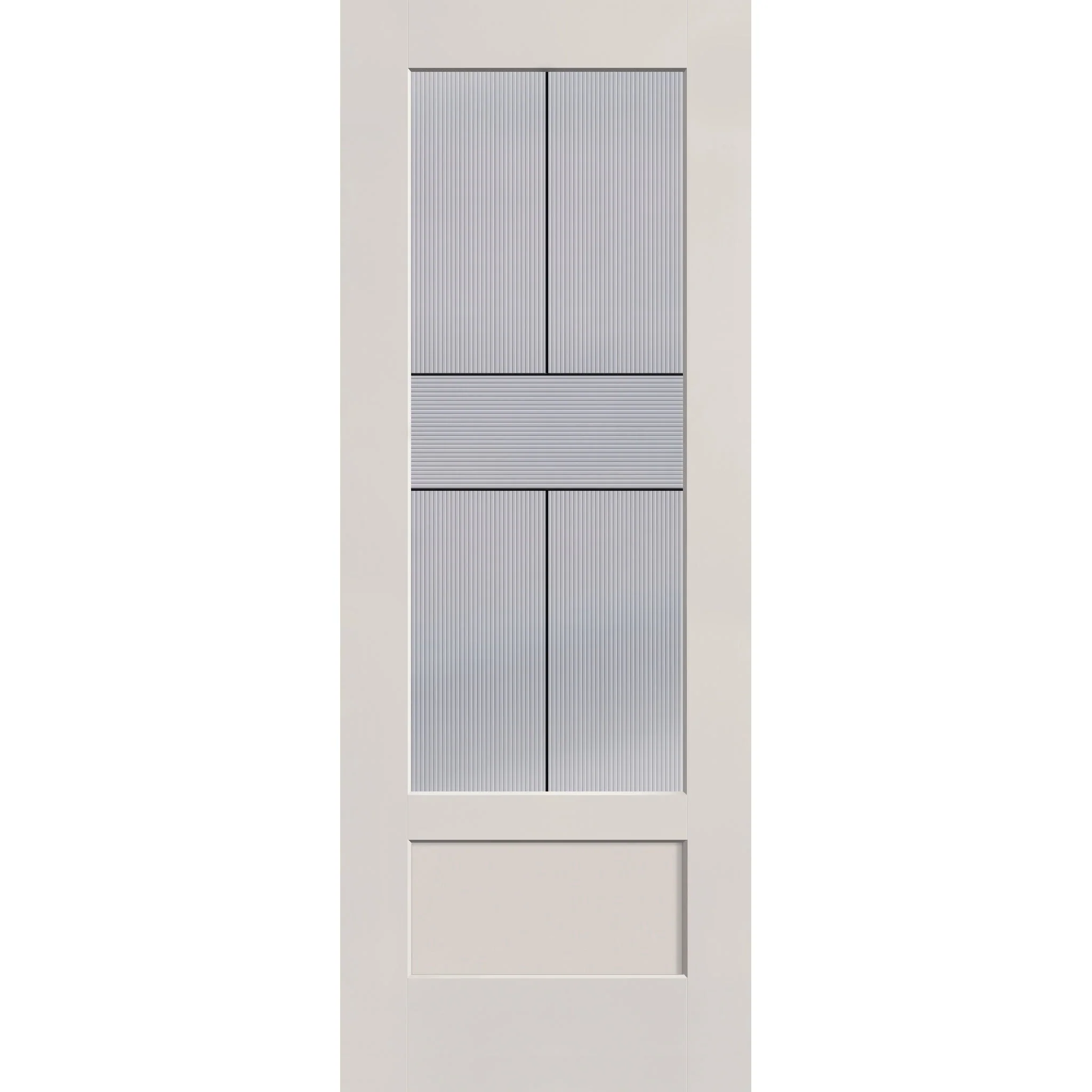 Rill Flush Glazed Fiberglass Entry Door - 3/4 Lite Shaker (36" x 96")