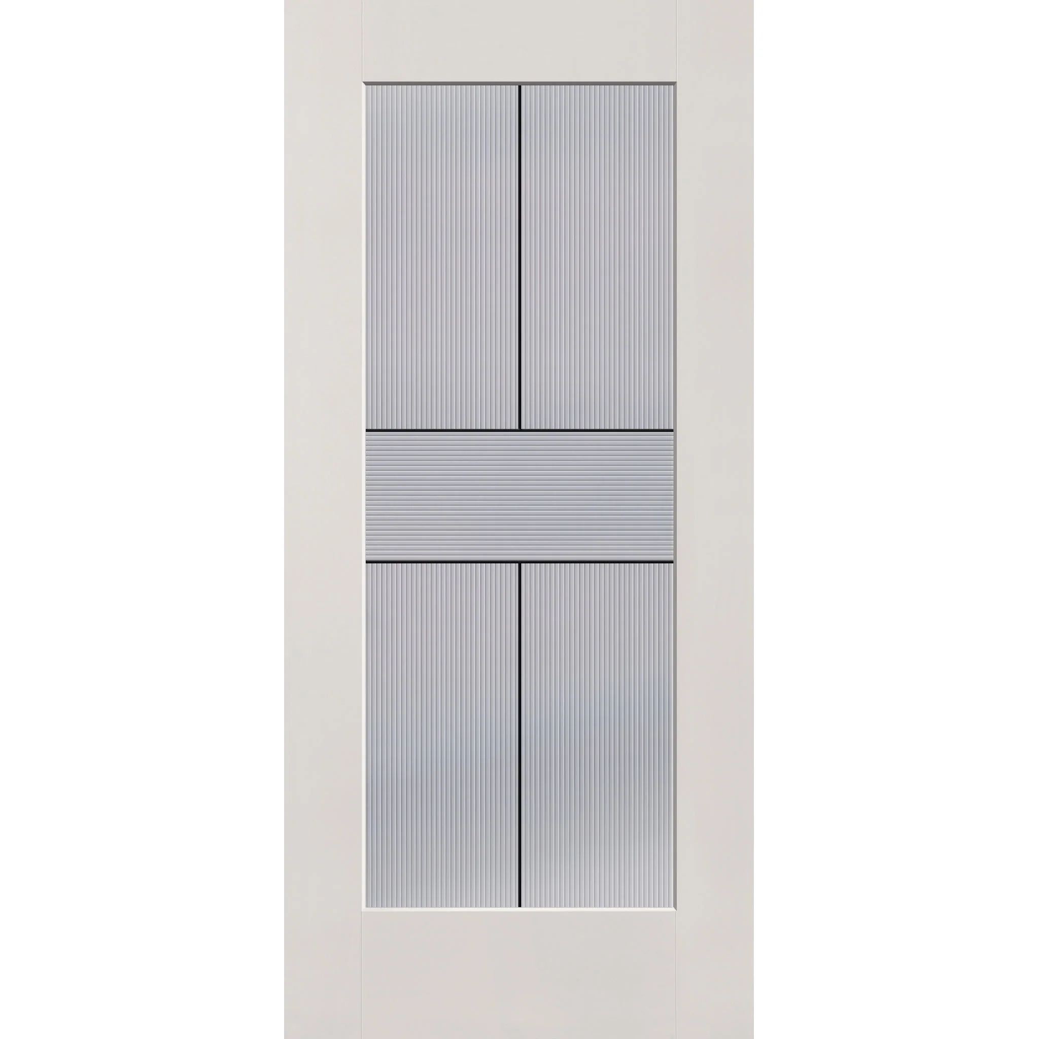 Rill Flush Glazed Fiberglass Entry Door - Full Lite (36" x 80")