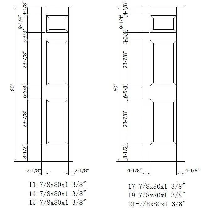 Solid Core Interior Door Slab (6 Panel, Primed) - Image 5
