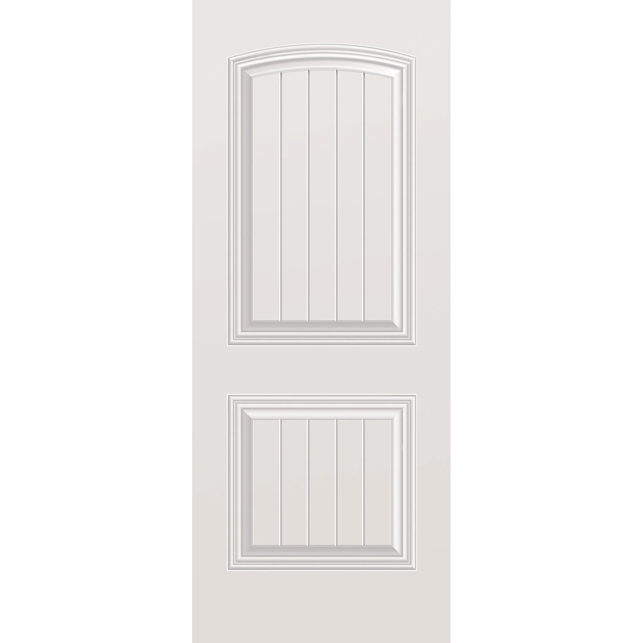 Steel Edge Entry Door - 2 Panel Cambertop Plank (32" x 80")