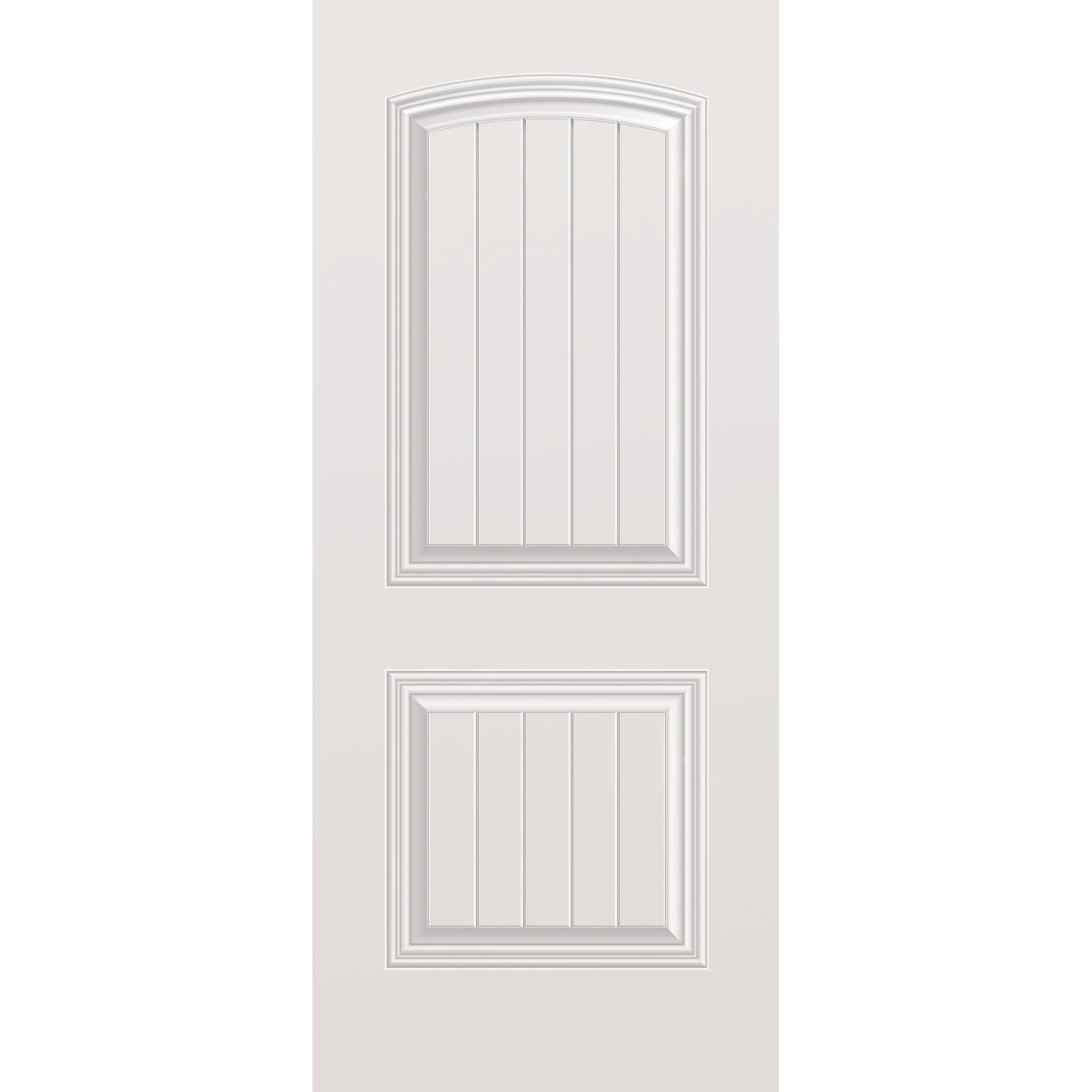 Steel Edge Entry Door - 2 Panel Cambertop Plank (34" x 80")