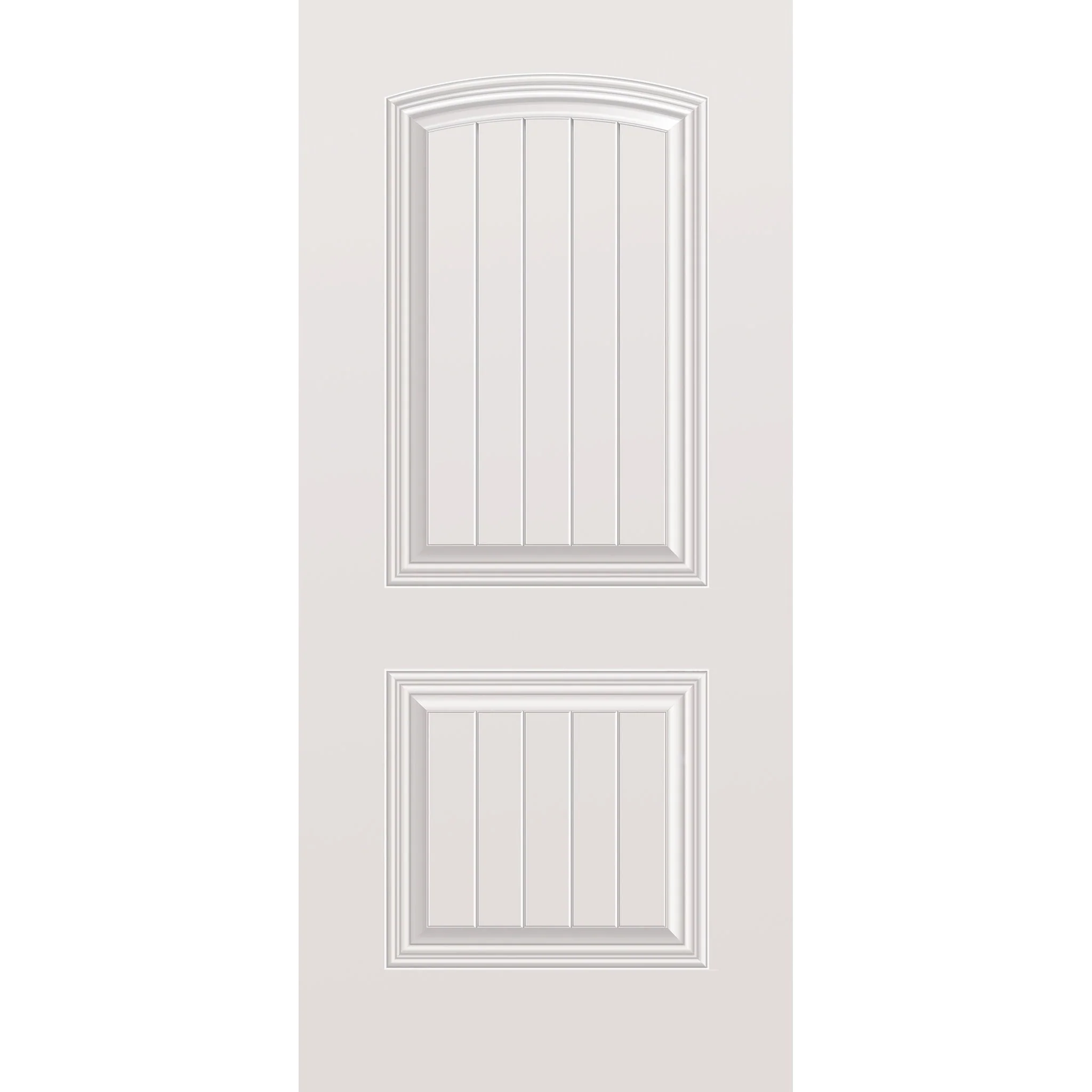 Steel Edge Entry Door - 2 Panel Cambertop Plank (36" x 80")