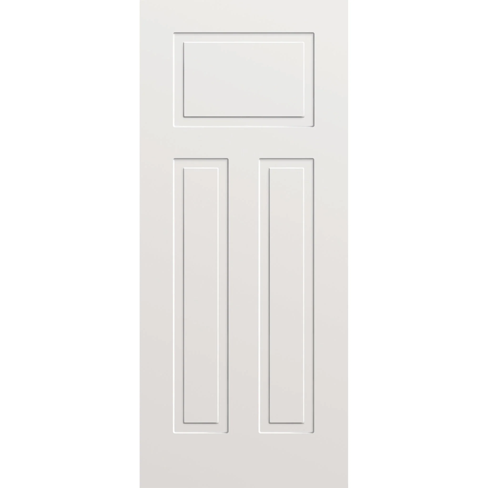 Steel Edge Entry Door - 3 Panel Urban Craftsman (34" x 80")