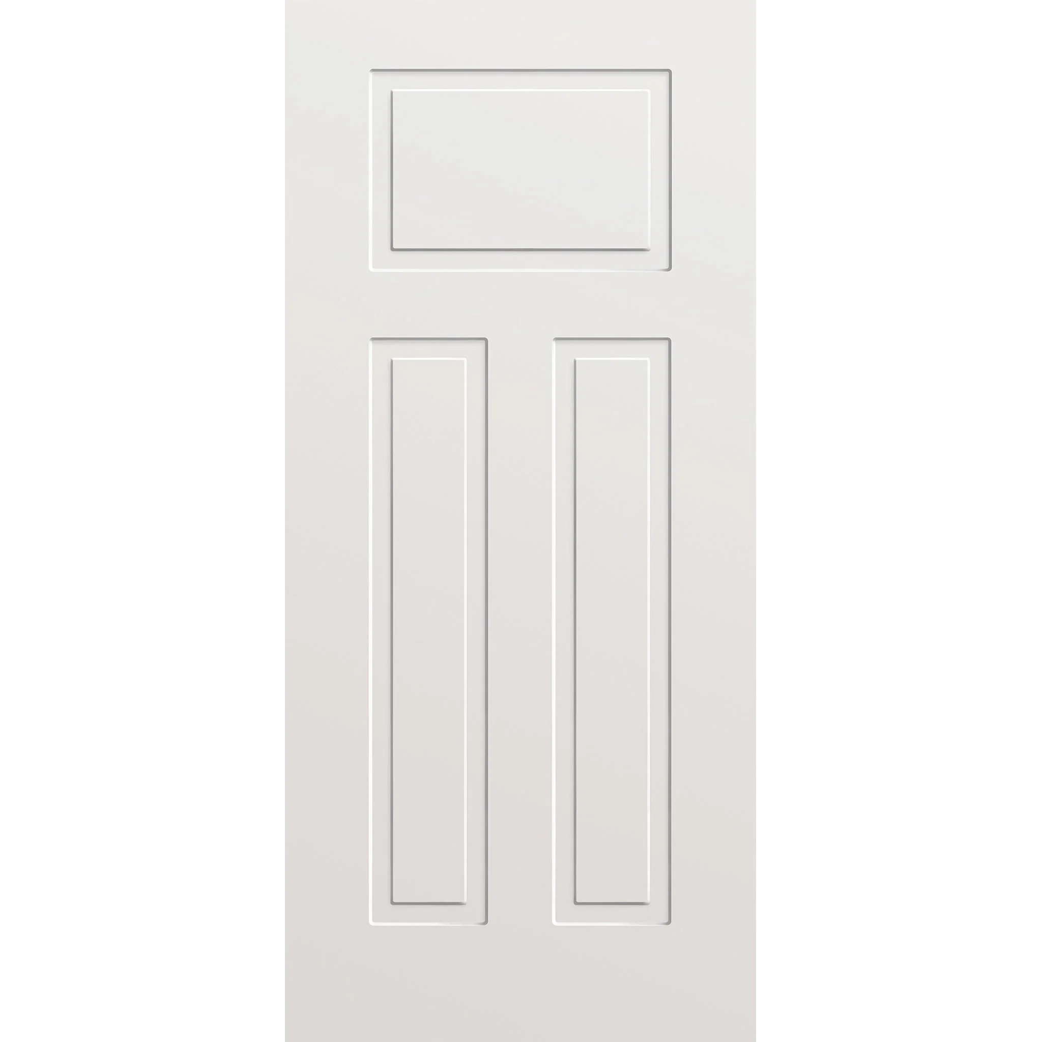Steel Edge Entry Door - 3 Panel Urban Craftsman (36" x 80")