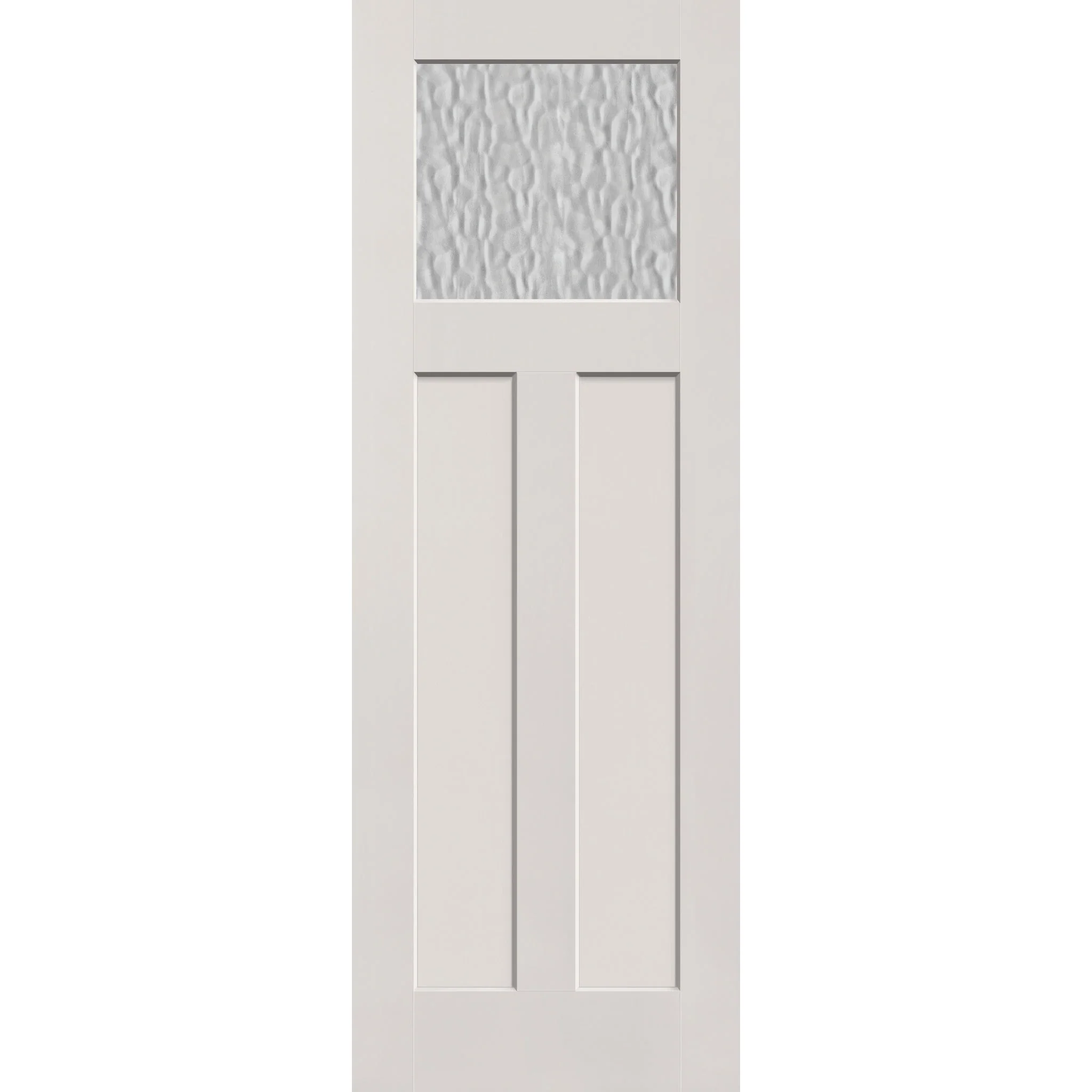 Vapor Flush Glazed Fiberglass Entry Door - Craftsman 2 Panel (34" x 96") - Image 2