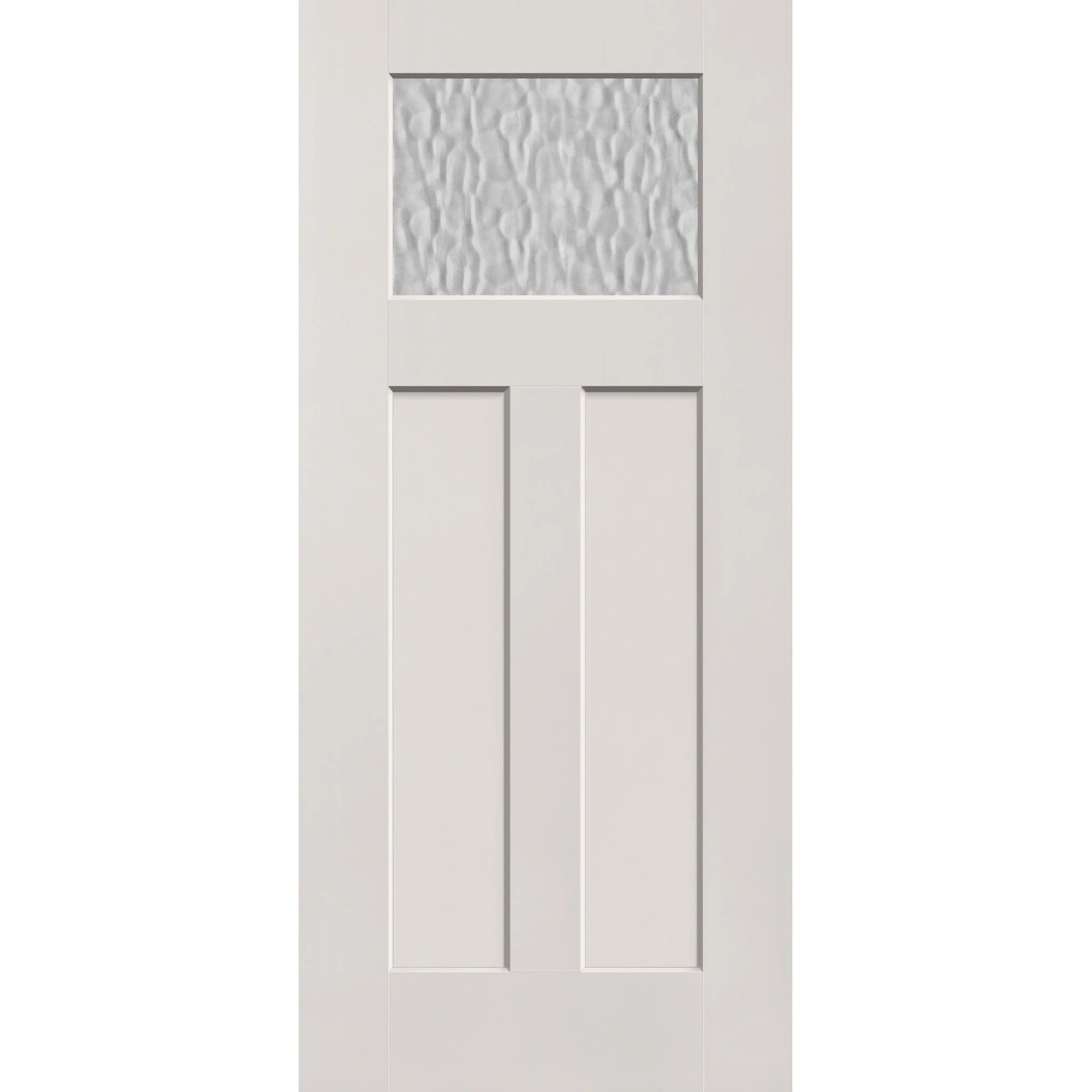 Vapor Flush Glazed Fiberglass Entry Door - Craftsman 2 Panel (36" x 80") - Image 2
