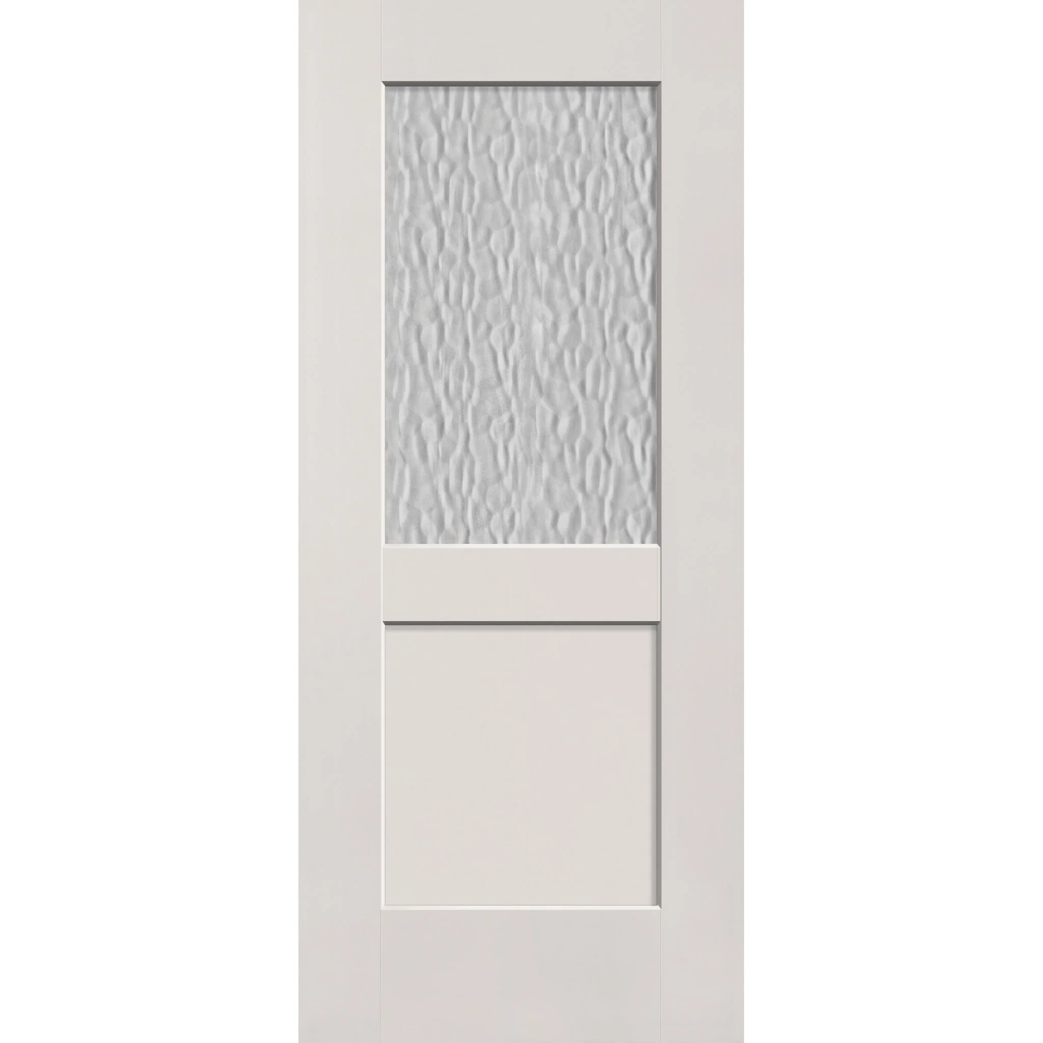 Vapor Flush Glazed Fiberglass Entry Door - Half Lite Shaker (34" x 80")