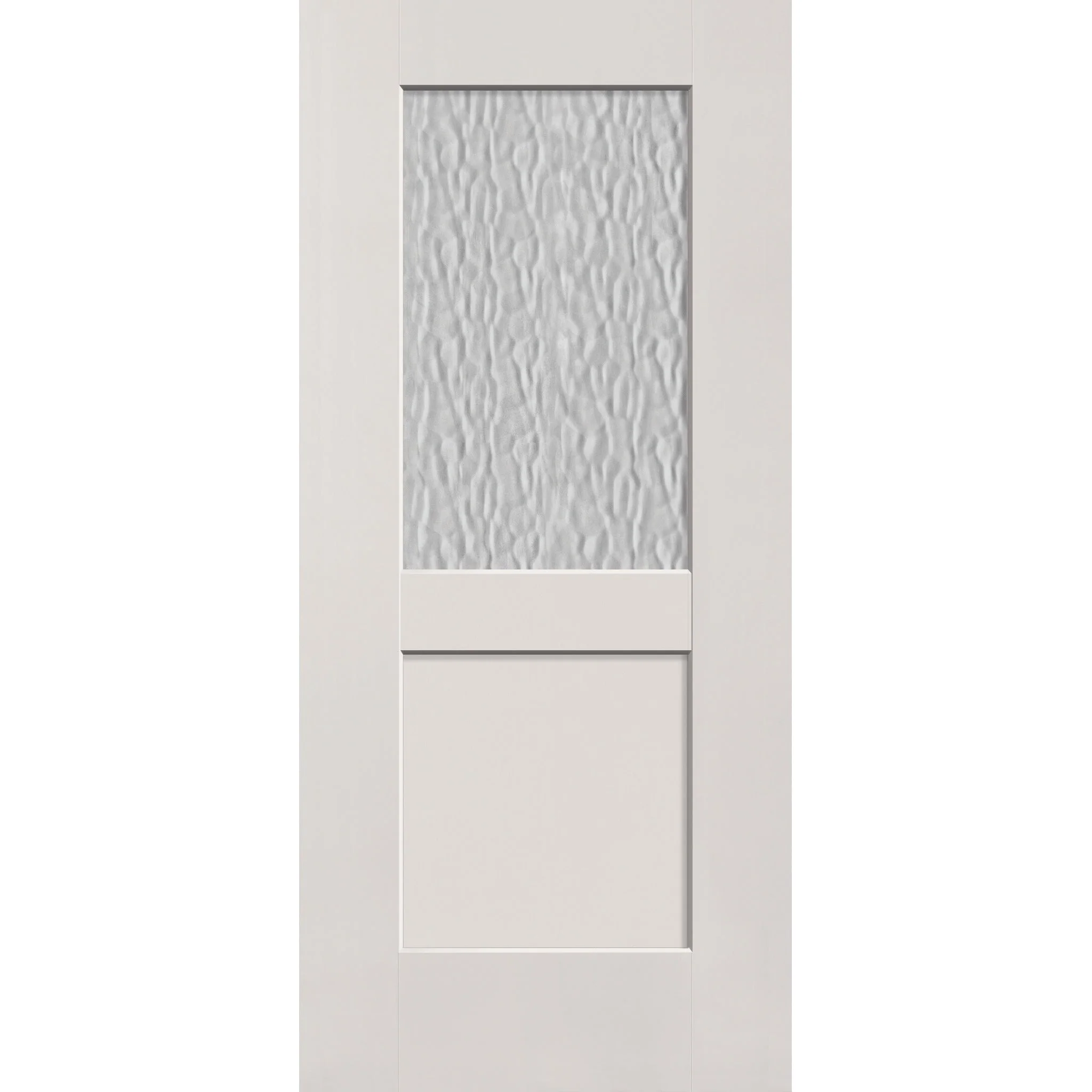 Vapor Flush Glazed Fiberglass Entry Door - Half Lite Shaker (36" x 80")