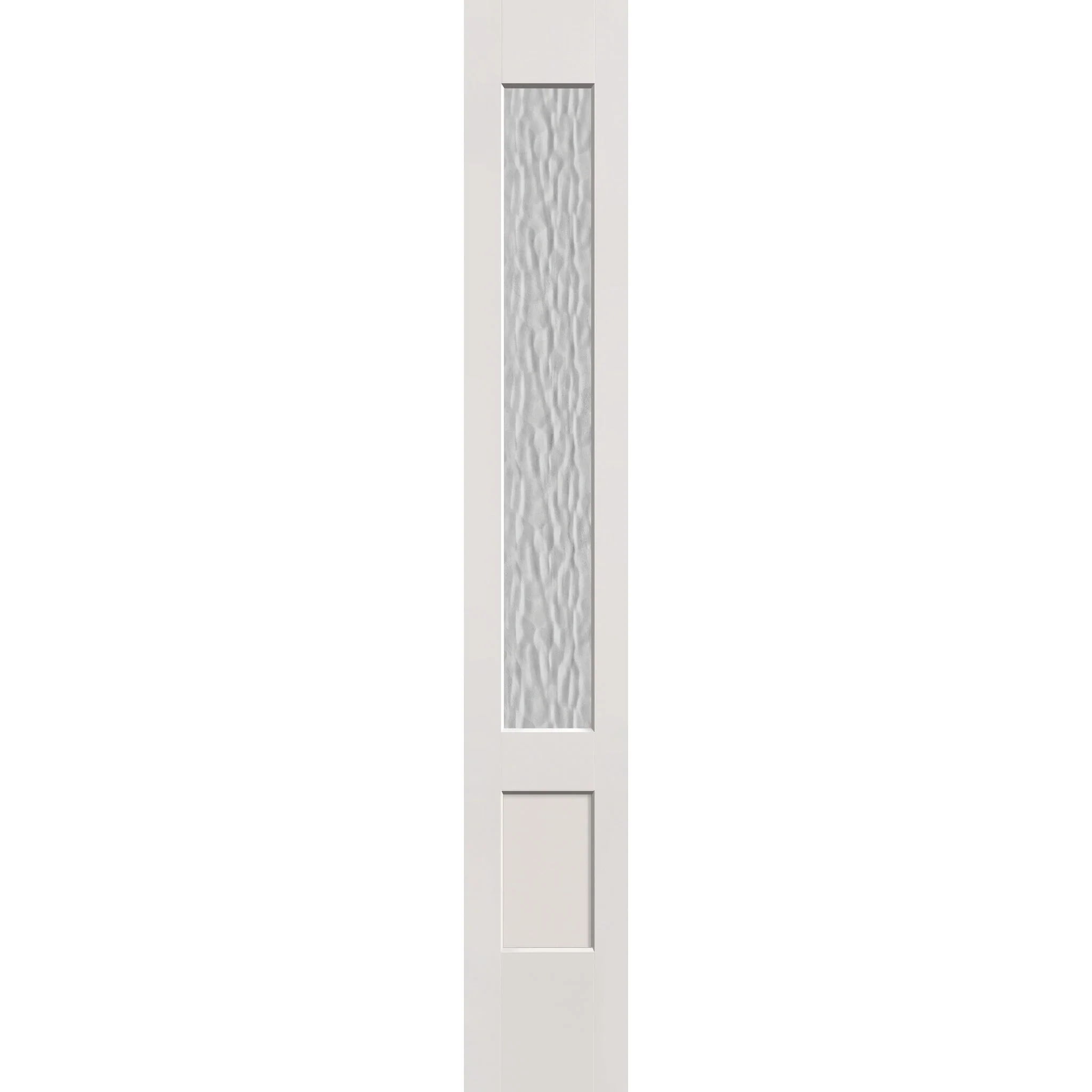 Vapor Flush Glazed Fiberglass Sidelite Panel - 3/4 Lite Shaker (12" x 80")
