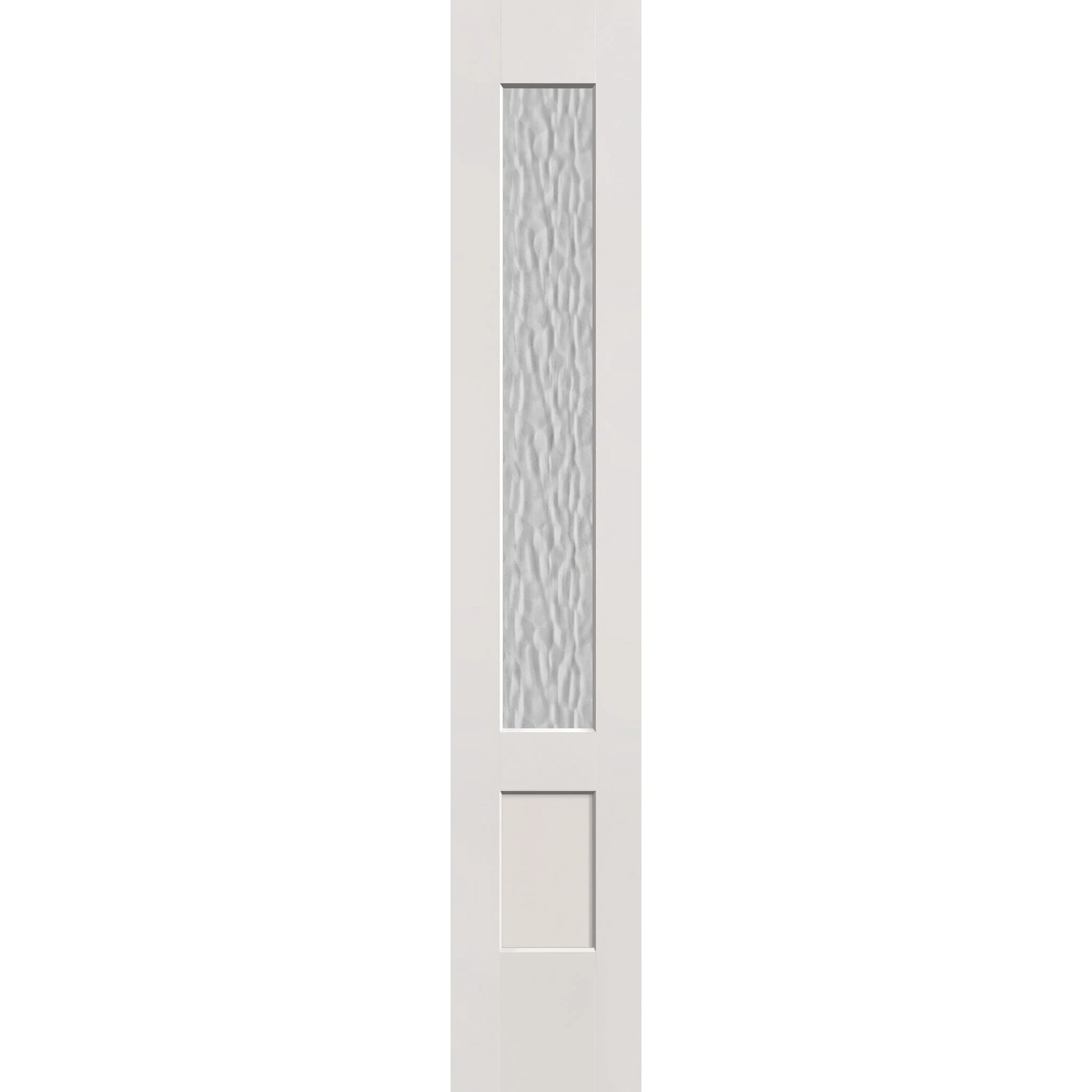 Vapor Flush Glazed Fiberglass Sidelite Panel - 3/4 Lite Shaker (14" x 80")