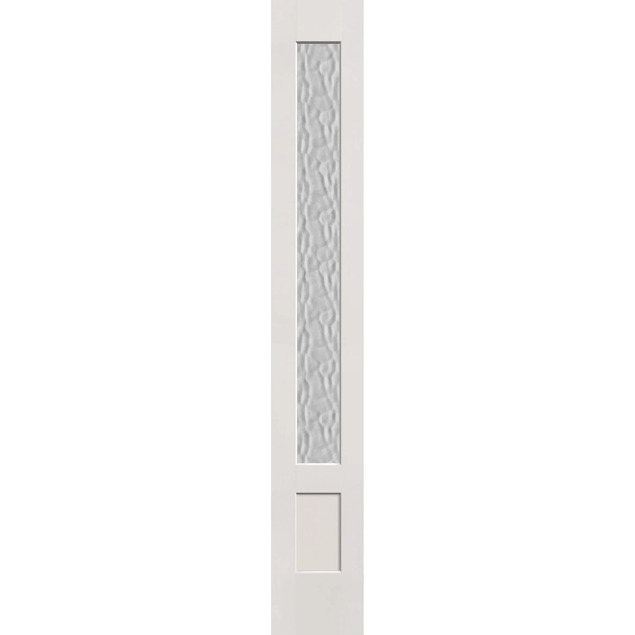Vapor Flush Glazed Fiberglass Sidelite Panel - 3/4 Lite Shaker (14" x 96")