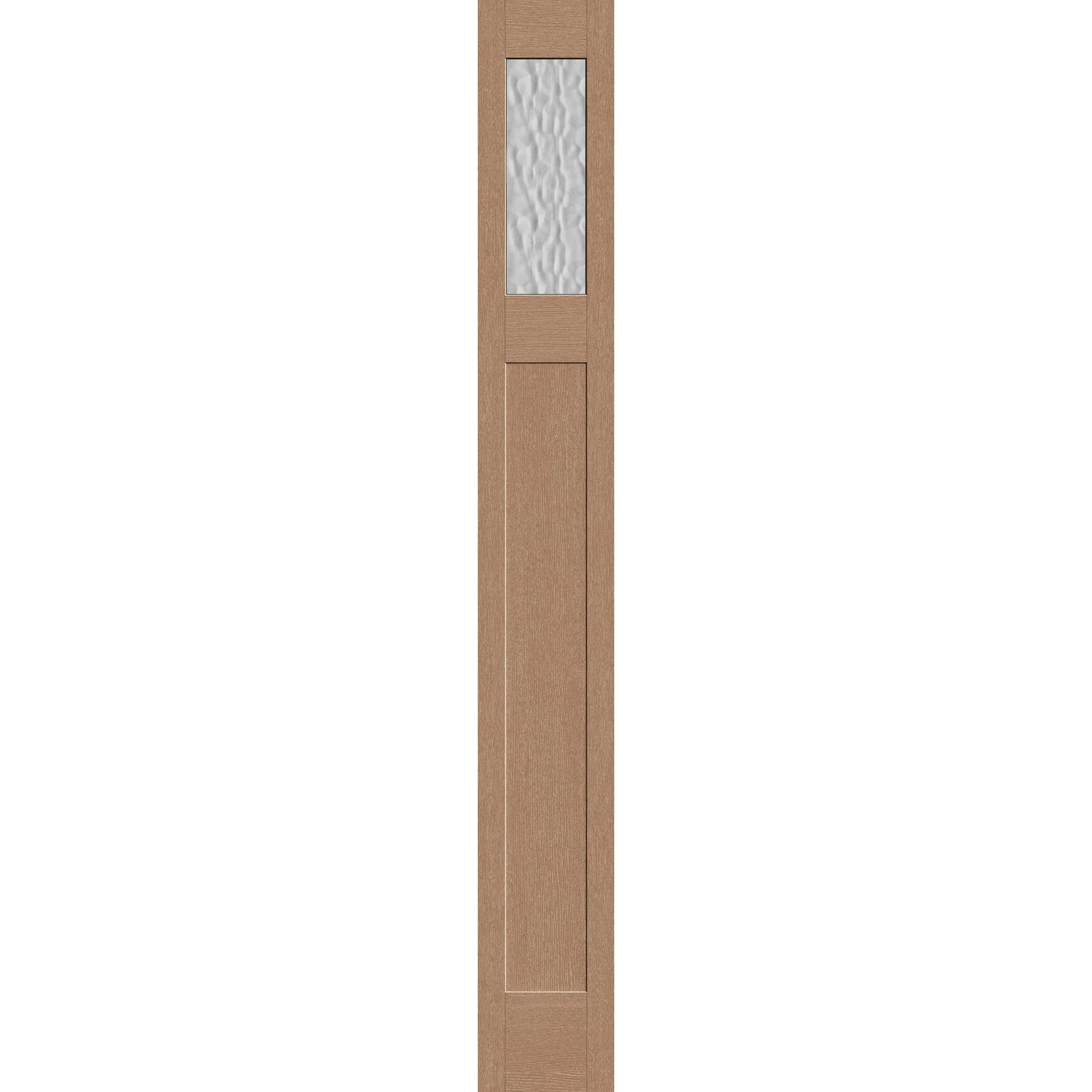 Vapor Flush Glazed Fiberglass Sidelite Panel - Craftsman (12" x 96")