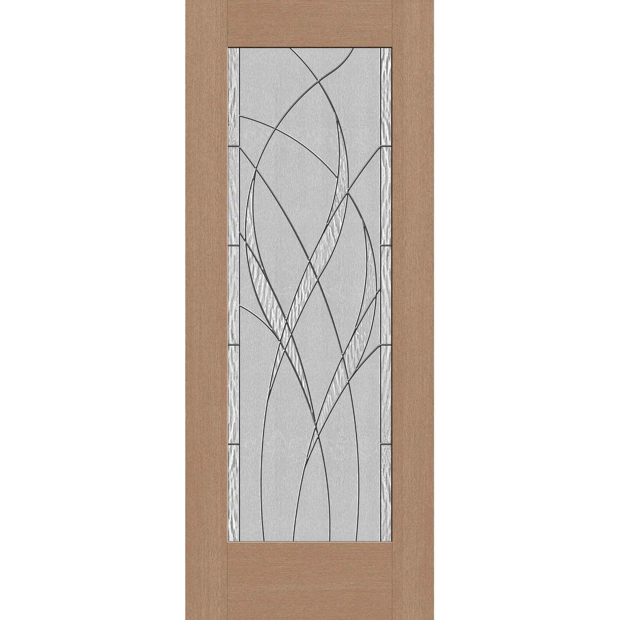 Waterside Flush Glazed Fiberglass Entry Door - Full Lite (32" x 80")