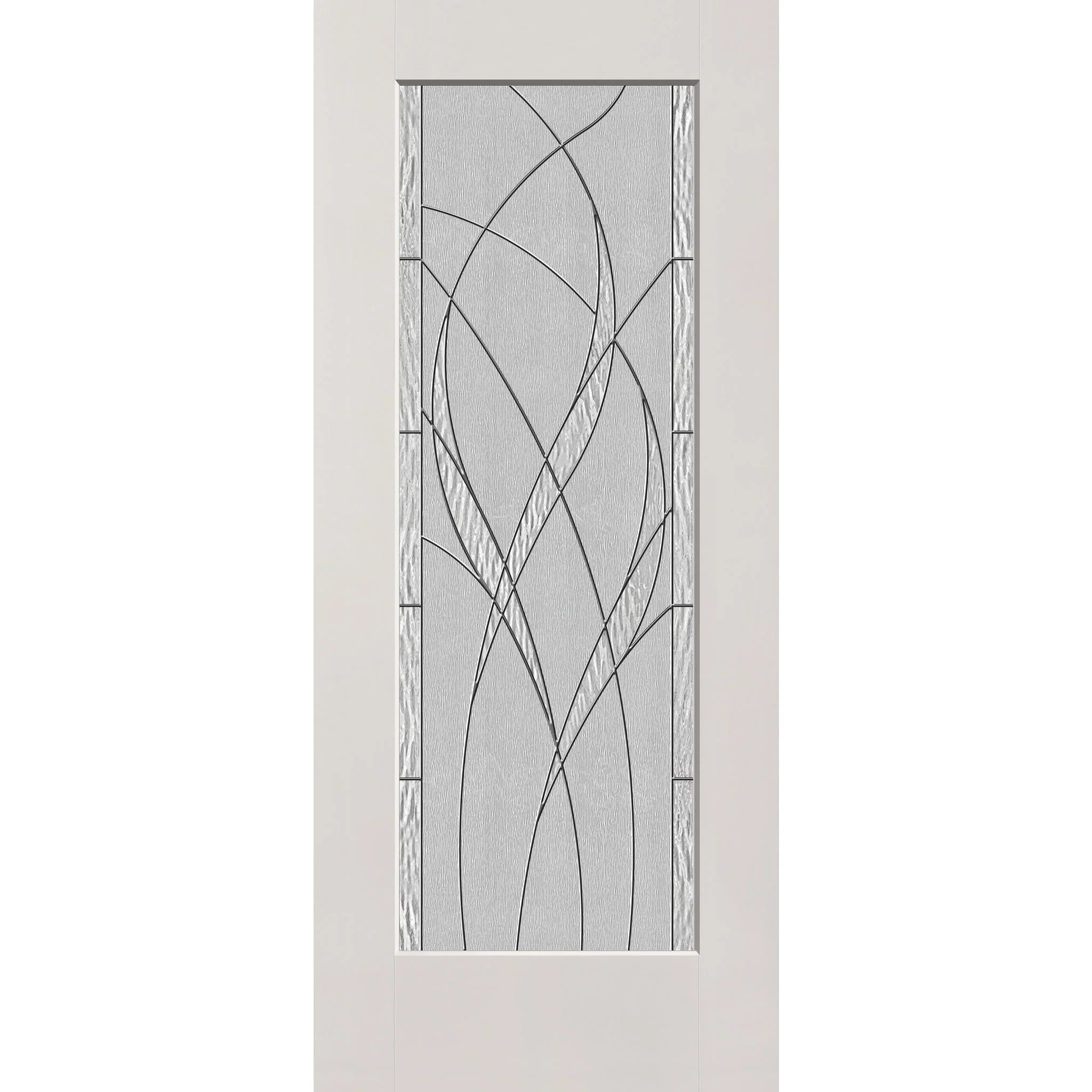 Waterside Flush Glazed Fiberglass Entry Door - Full Lite (34" x 80") - Image 2