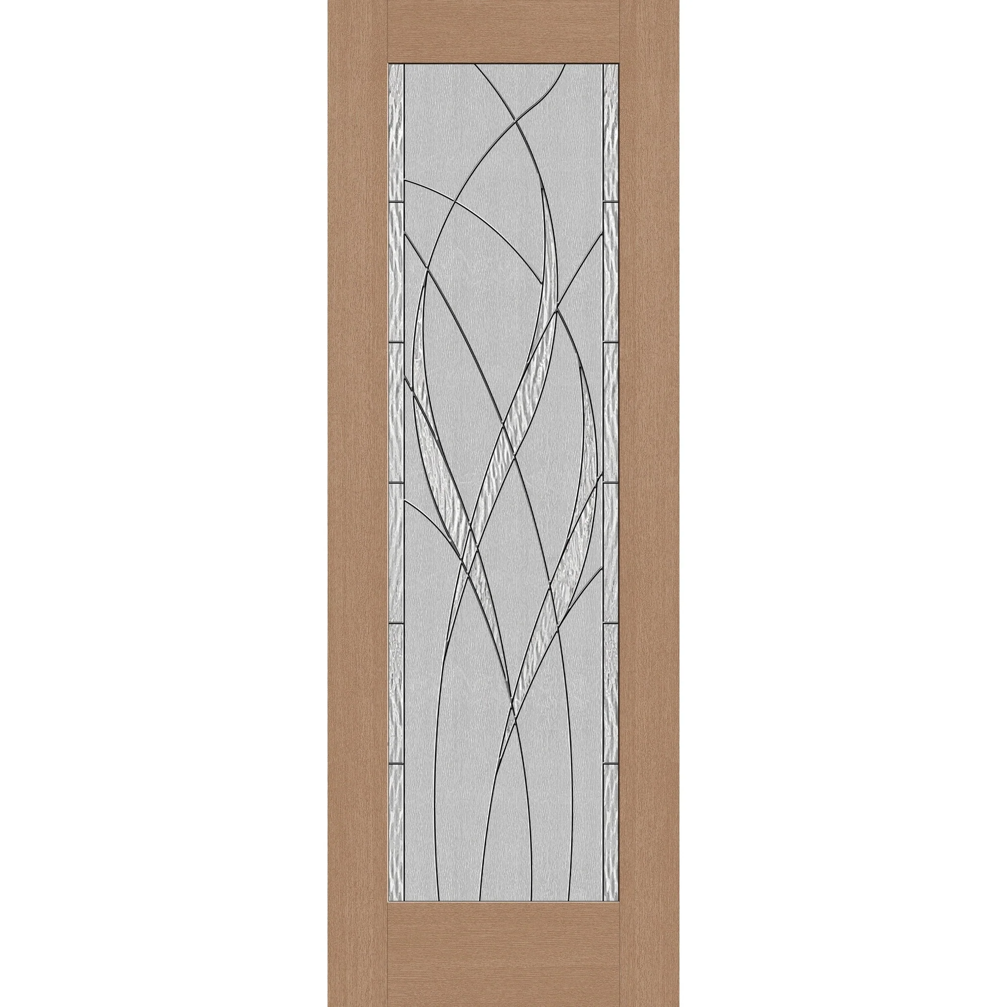 Waterside Flush Glazed Fiberglass Entry Door - Full Lite (34" x 96")