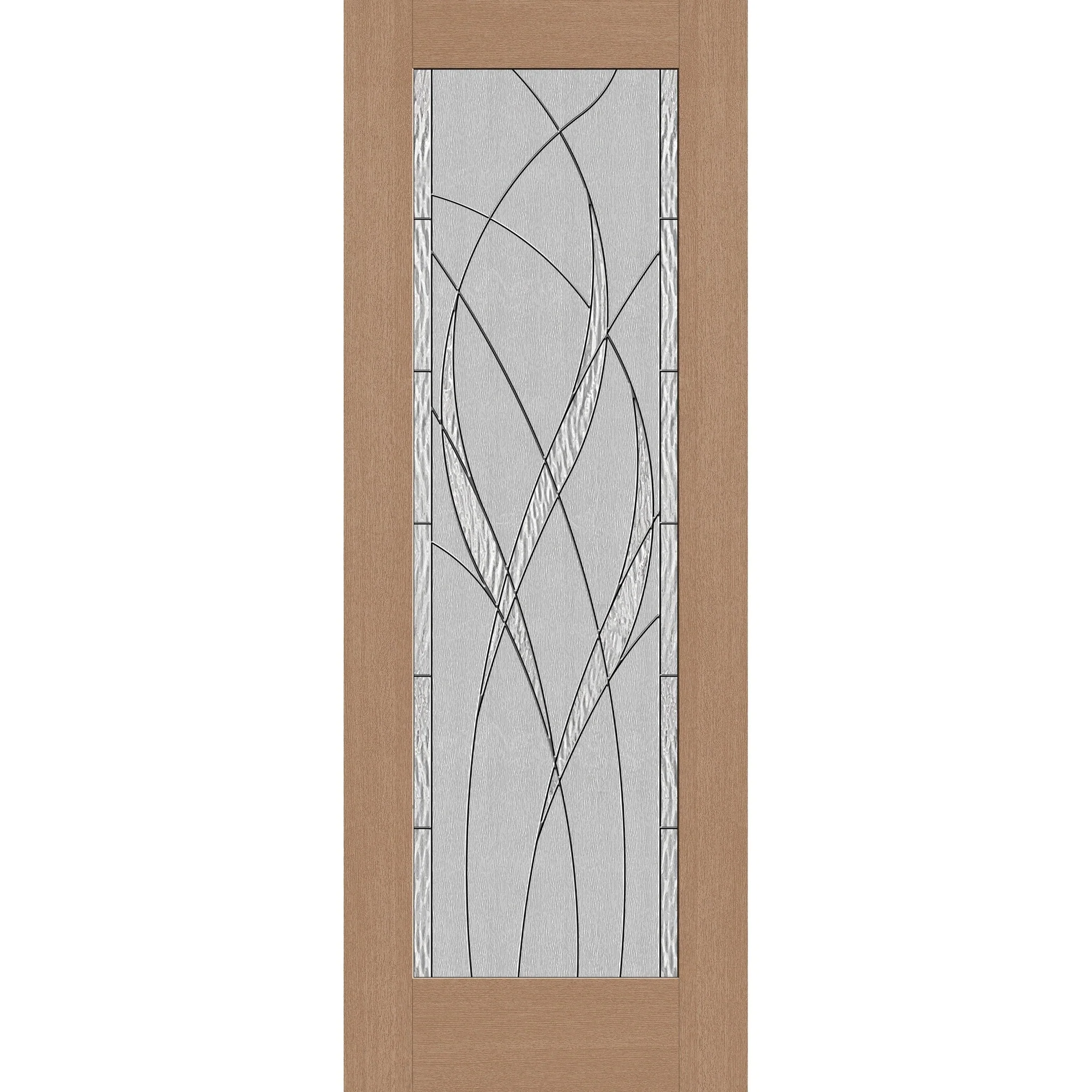 Waterside Flush Glazed Fiberglass Entry Door - Full Lite (36" x 96")