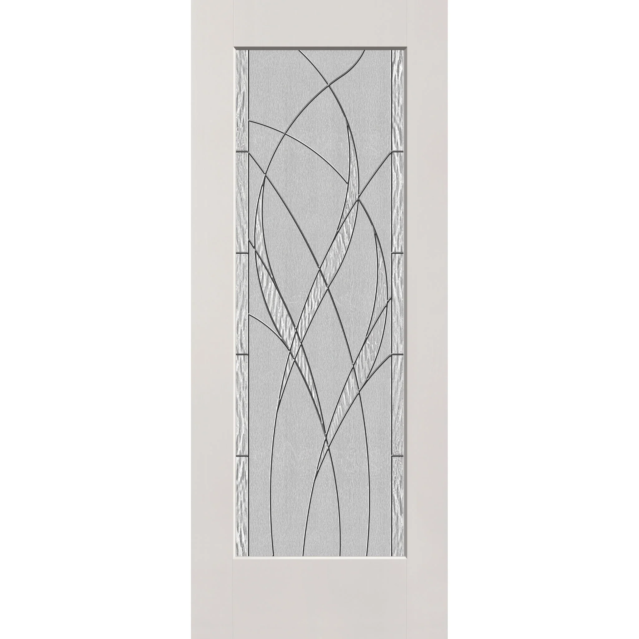 Waterside Flush Glazed Hurricane-Rated Fiberglass Entry Door - Full Lite (32" x 80") - Image 2