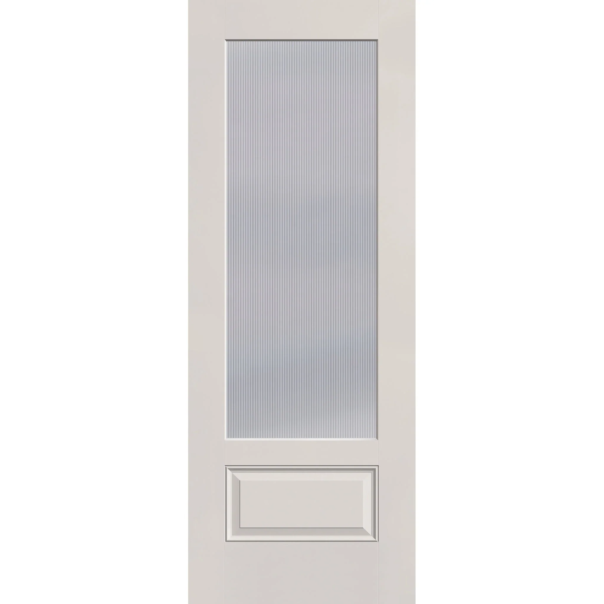 Wide Reed Flush Glazed Fiberglass Entry Door - 3/4 Lite (36" x 96") - Image 2