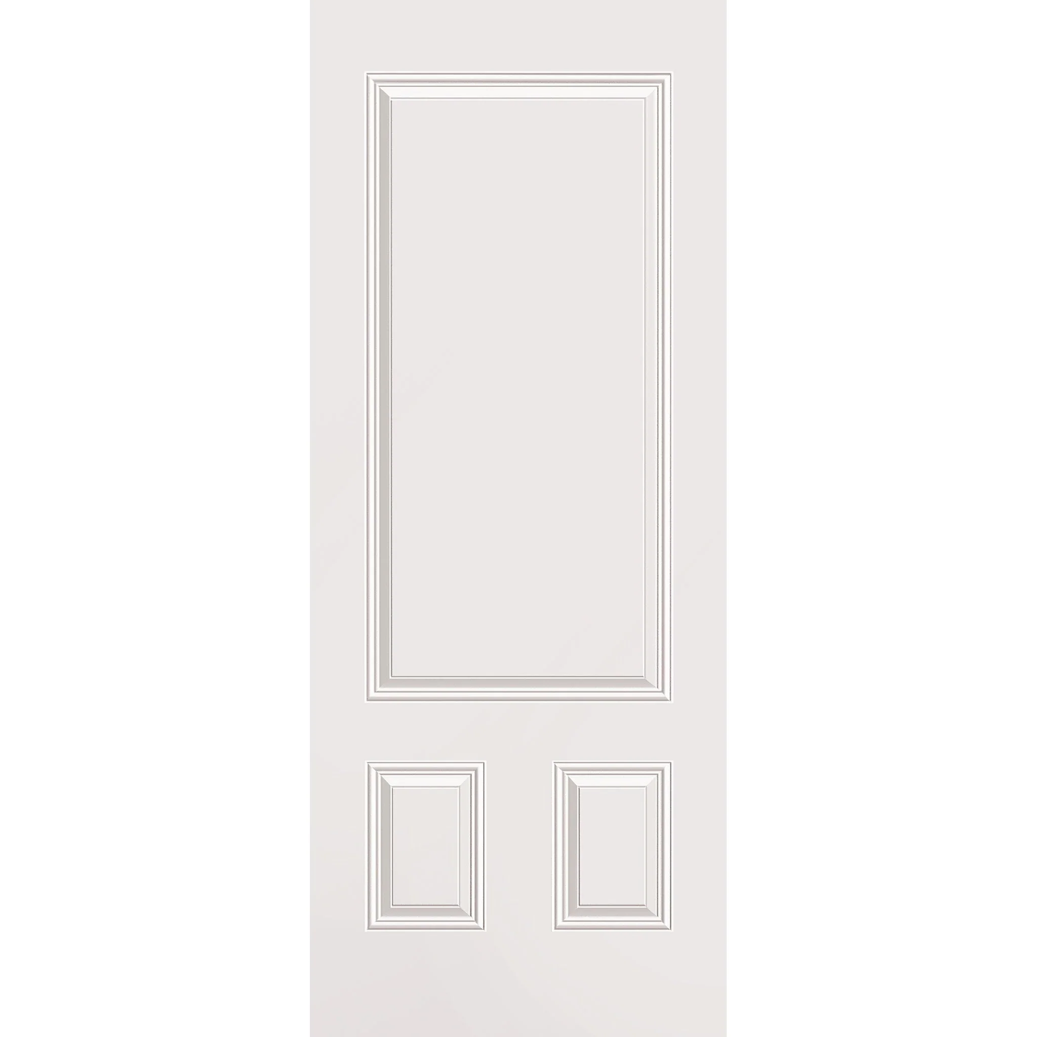 Wood Edge Steel Entry Door - 3 Panel 3/4 (32" x 80")