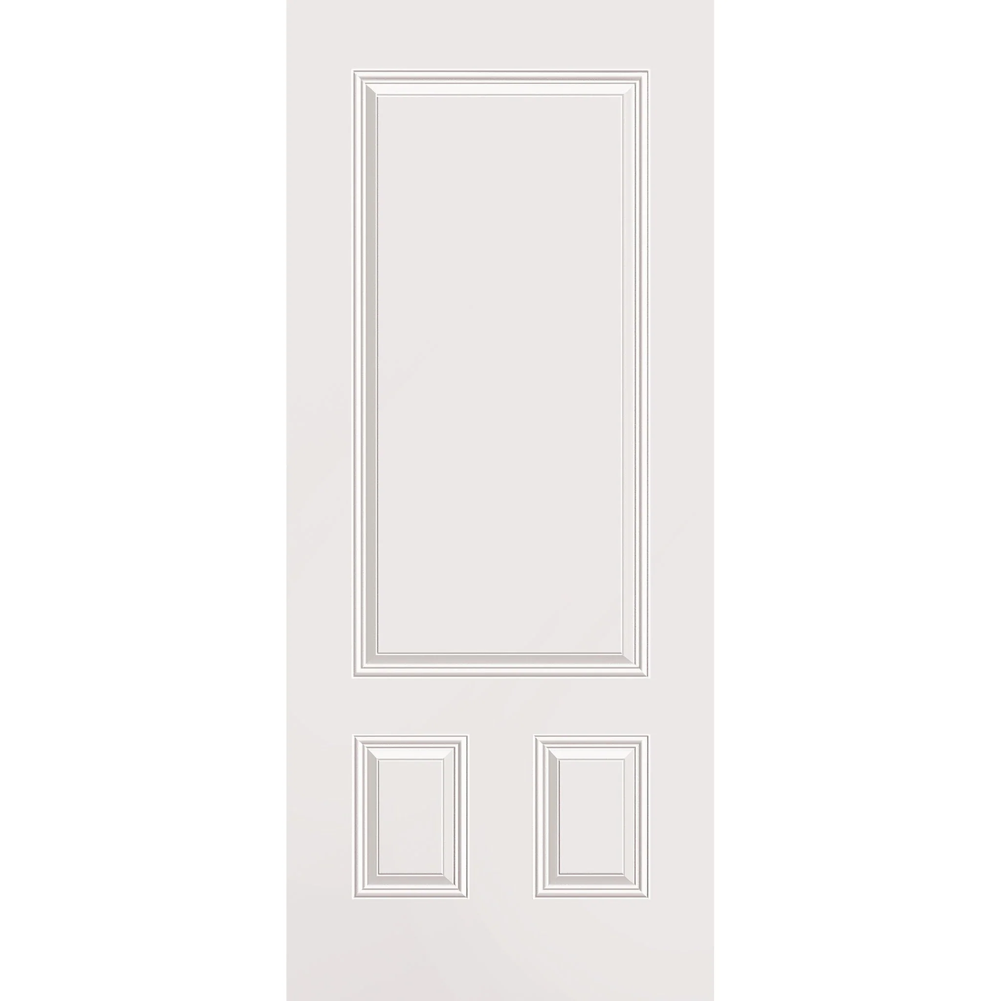 Wood Edge Steel Entry Door - 3 Panel 3/4 (34" x 80")