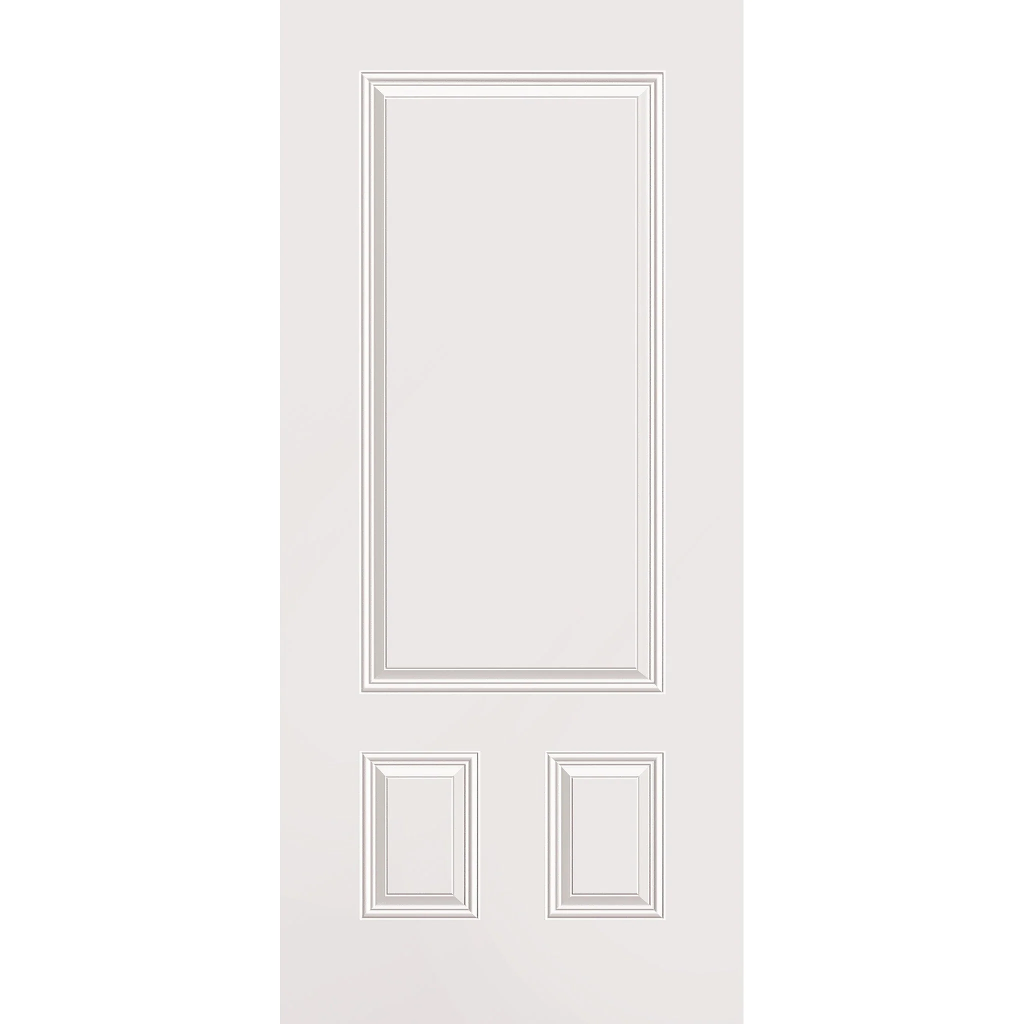 Wood Edge Steel Entry Door - 3 Panel 3/4 (36" x 80")