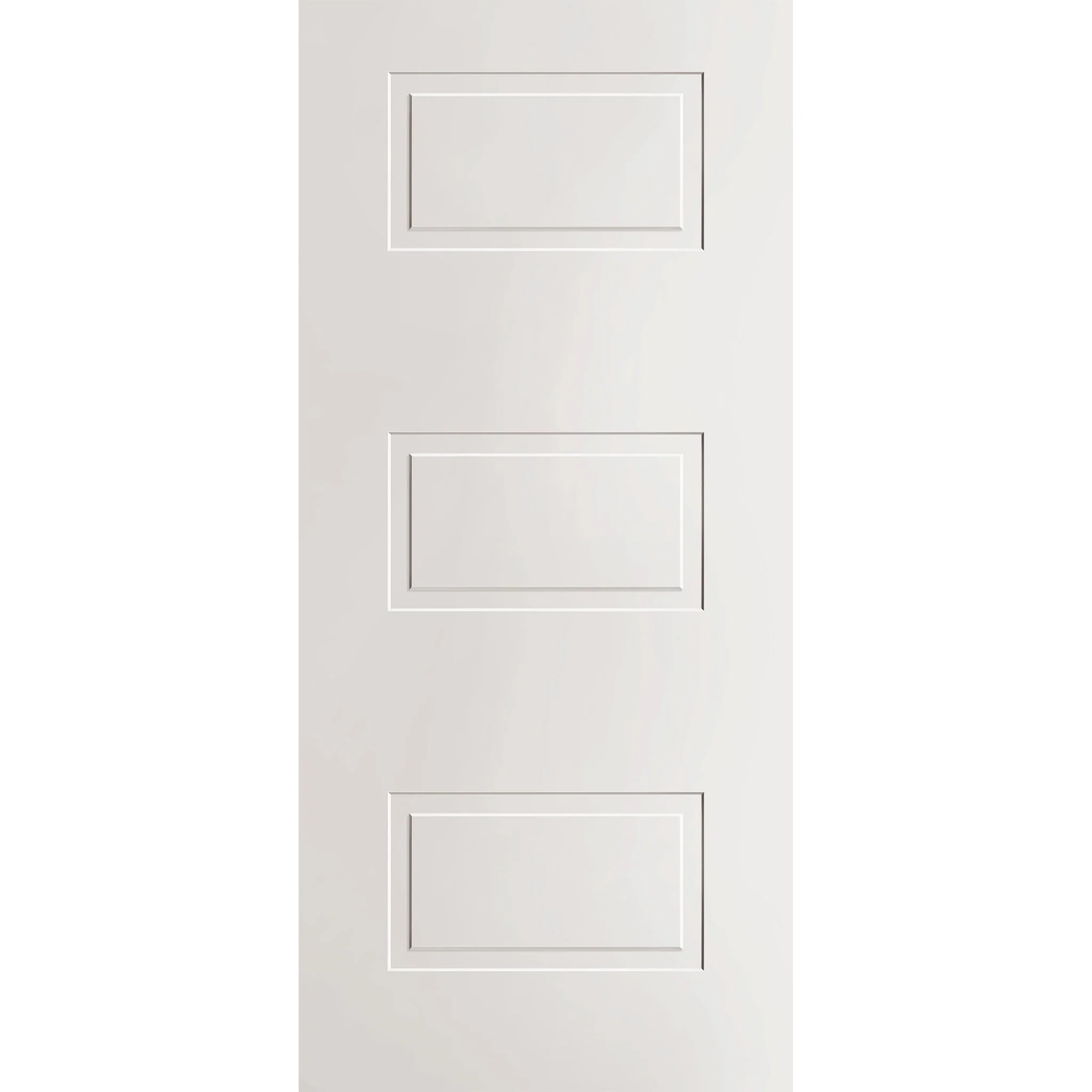 Wood Edge Steel Entry Door - 3 Panel Urban (36" x 80")