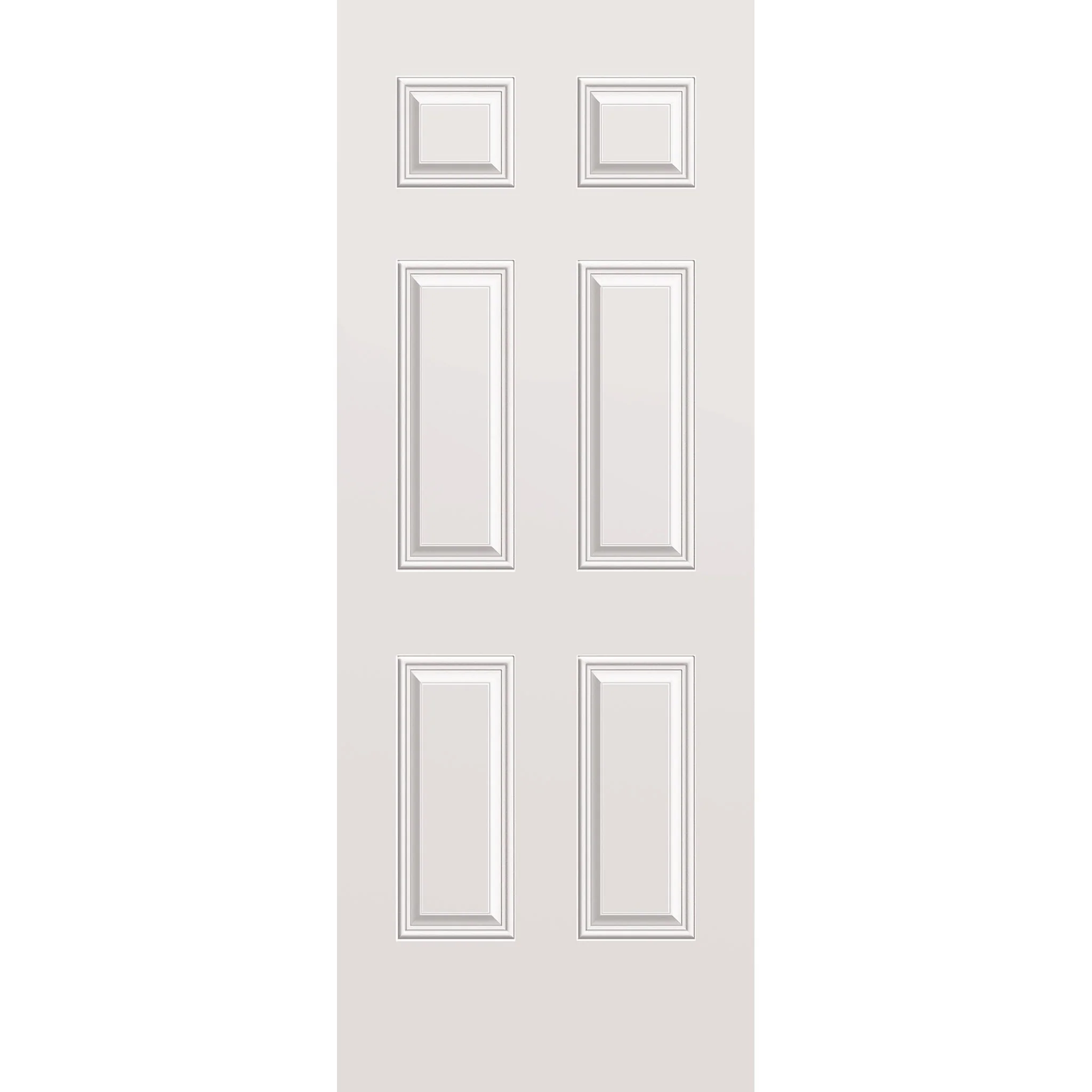 Wood Edge Steel Entry Door - 6 Panel (32" x 84")