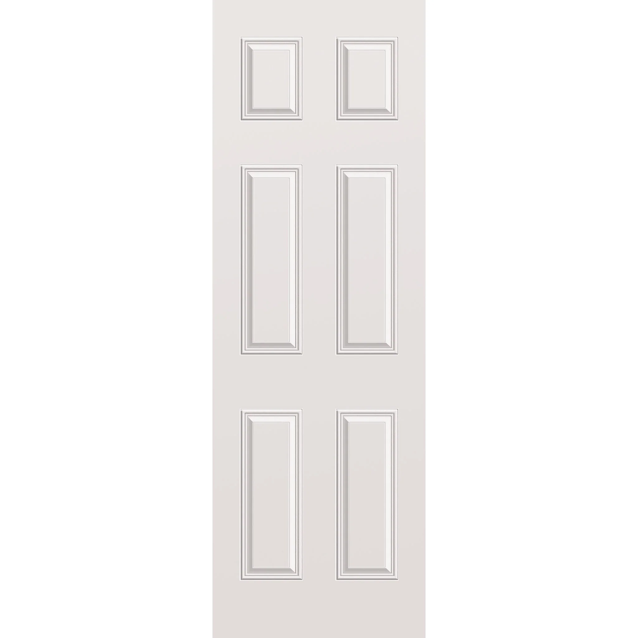 Wood Edge Steel Entry Door - 6 Panel (32" x 96")