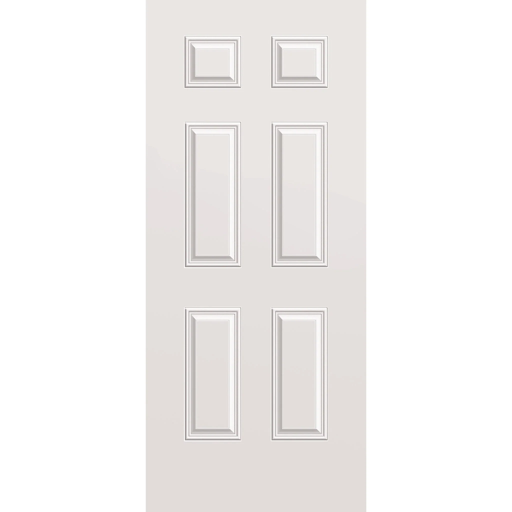 Wood Edge Steel Entry Door - 6 Panel (36" x 84")